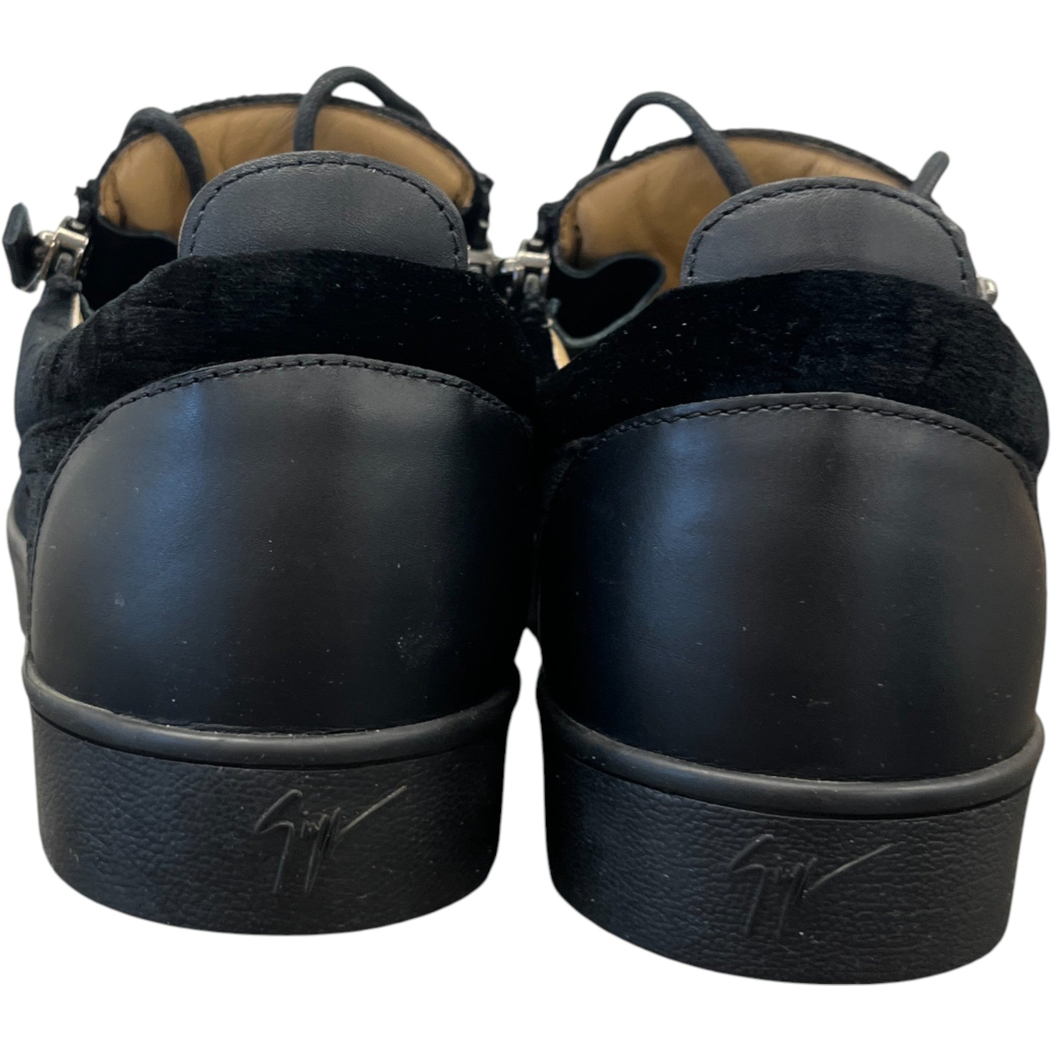 Men's Frankie Low Trainers Black Size EU 44 / UK 10