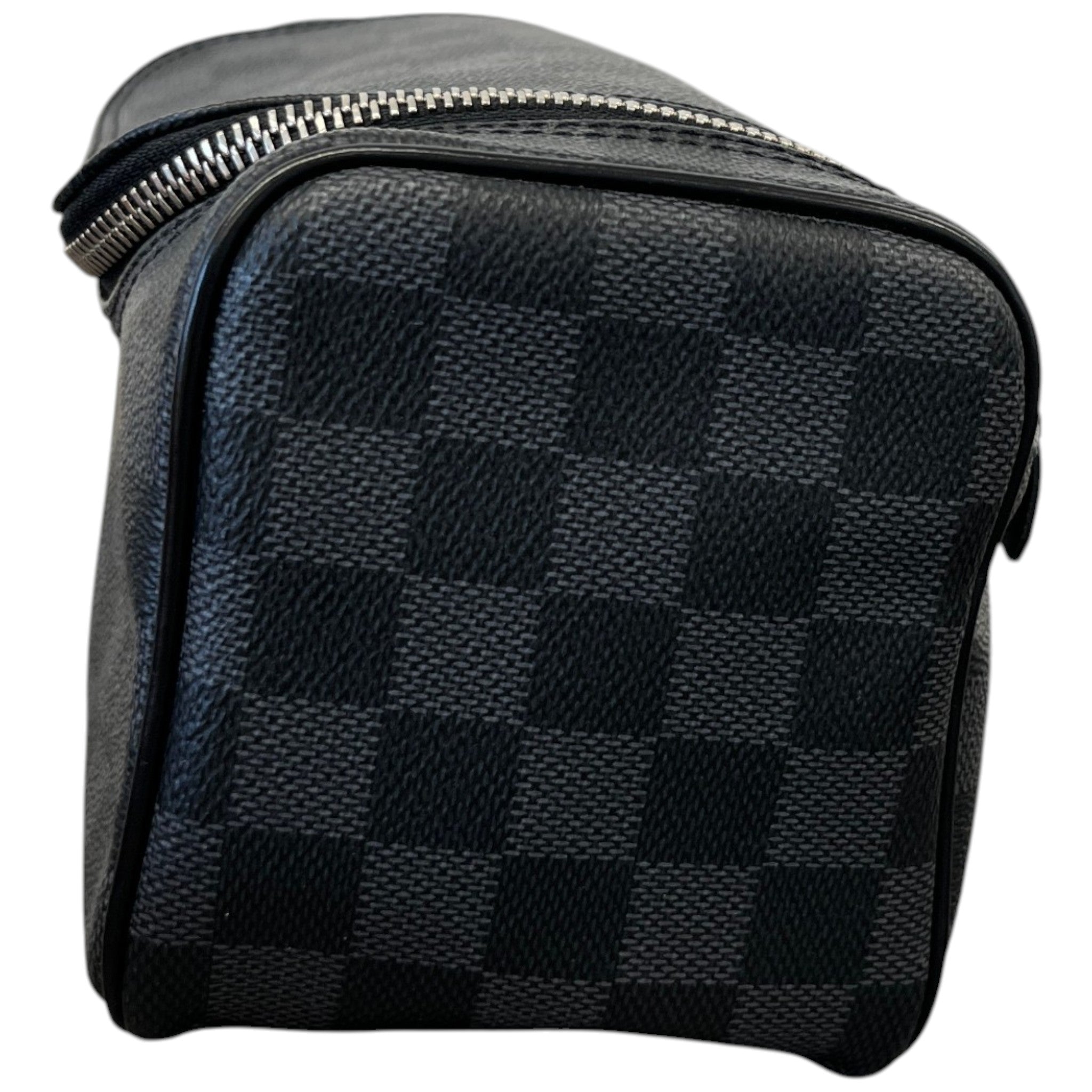 Men's Damier Graphite Toiletry Bag Black