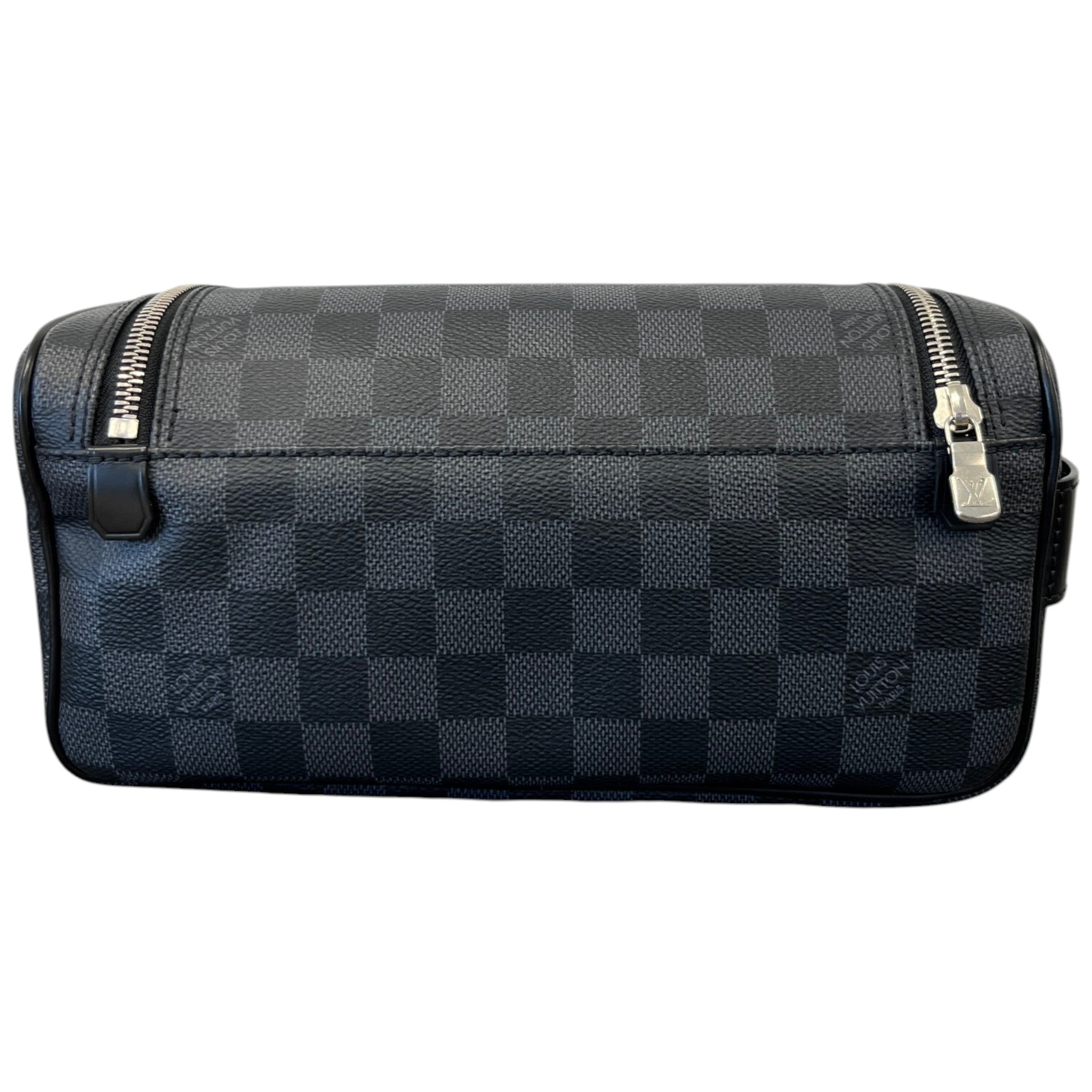 Men's Damier Graphite Toiletry Bag Black