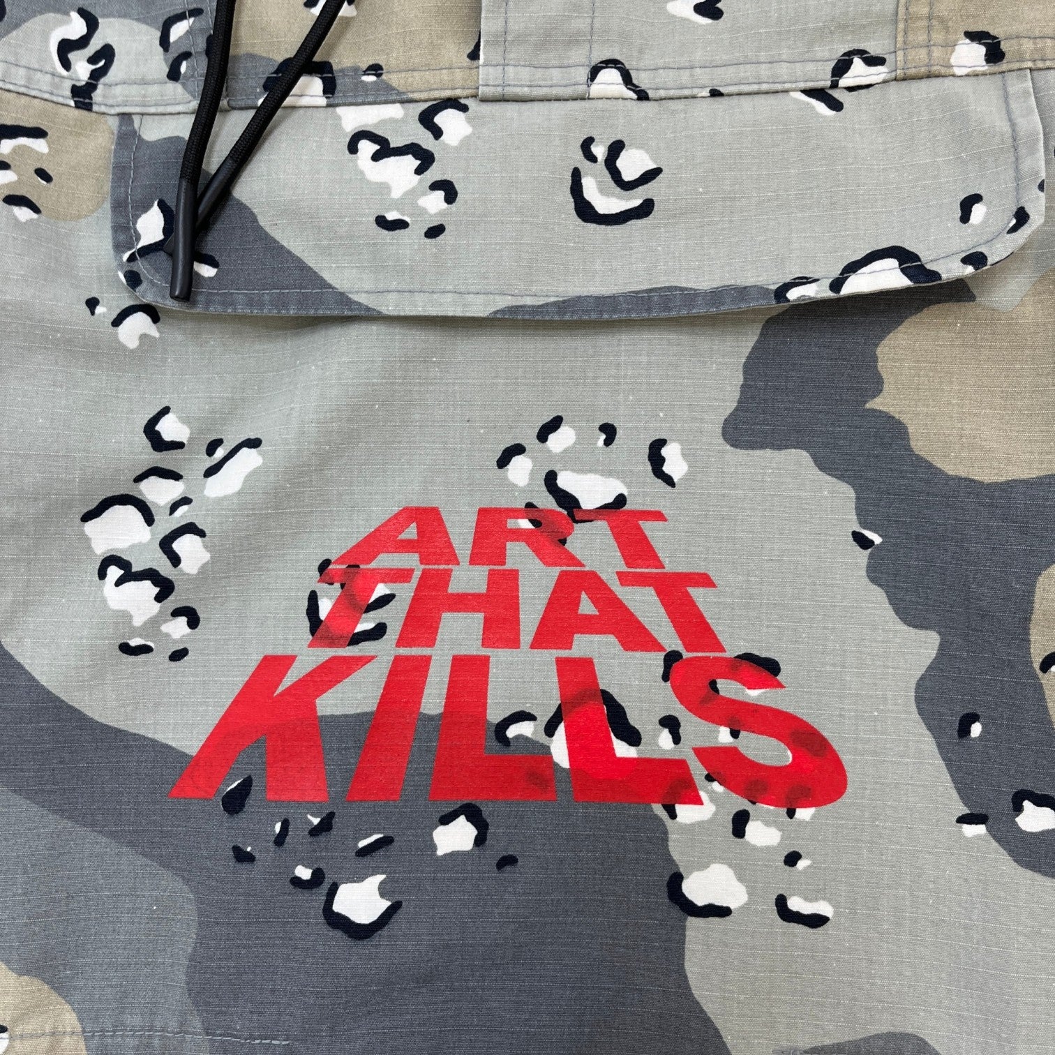 Men's Atk Anorak Jacket Khaki Size L