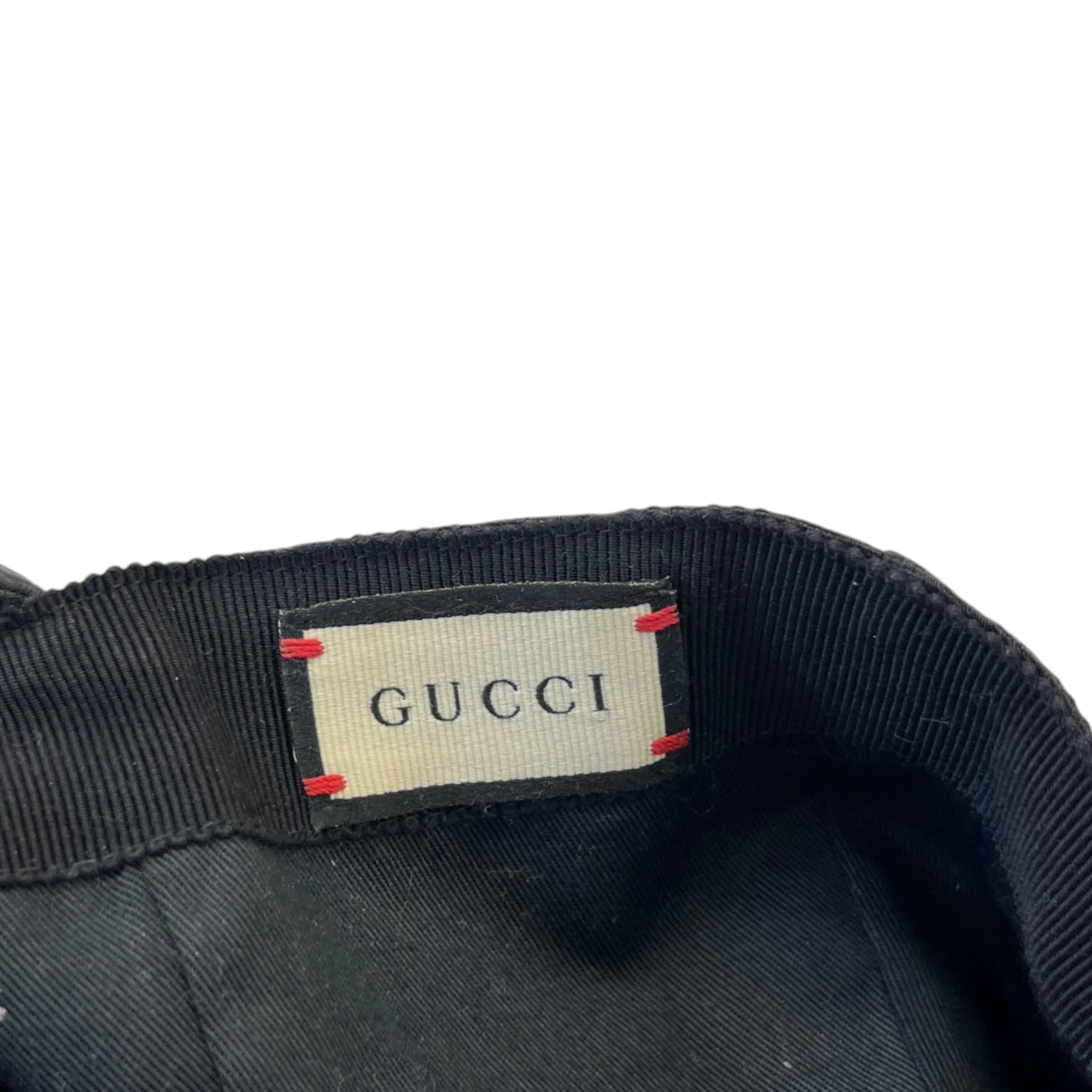 Men's Gg Supreme Hat Black Size XS