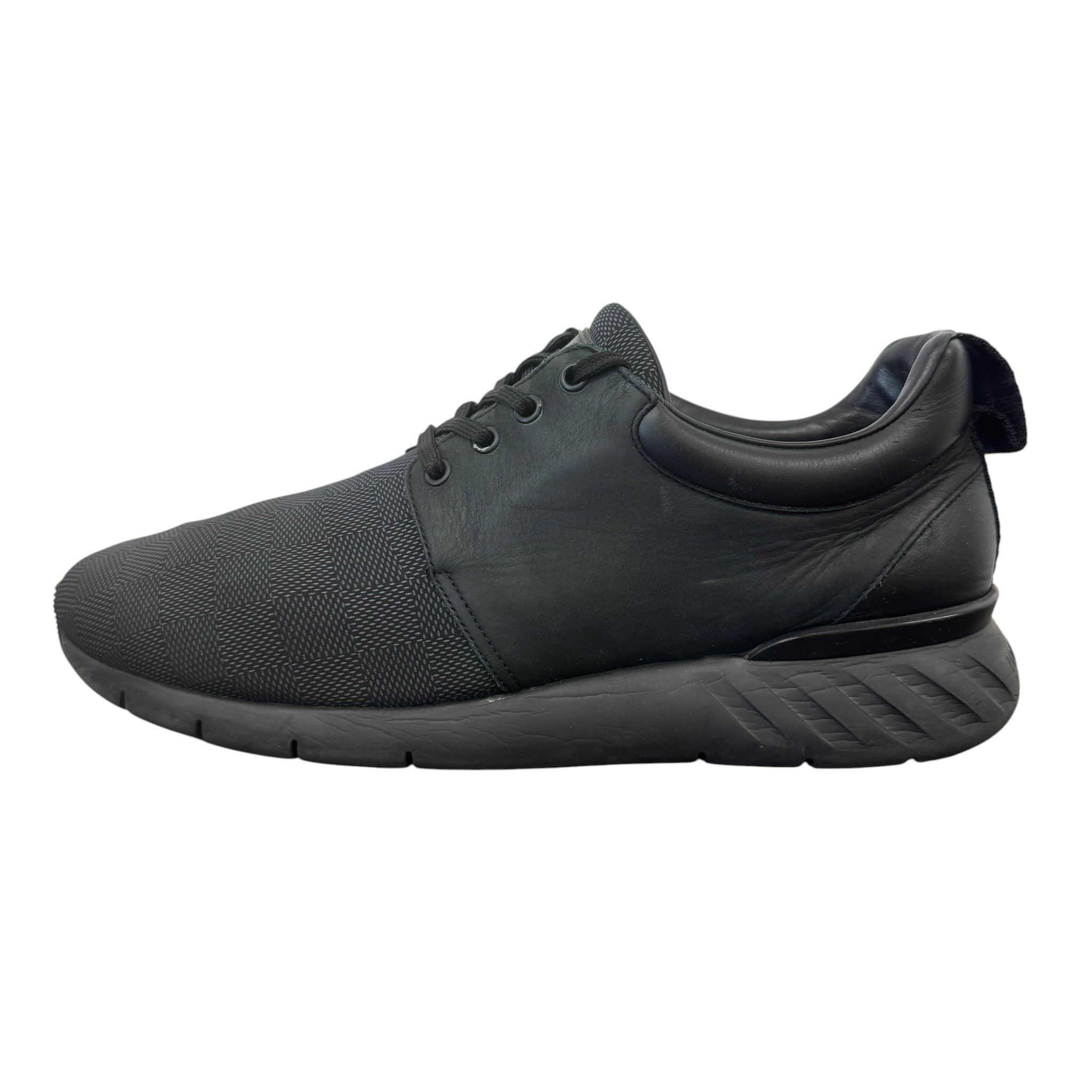 Men's Fast Lane Low Trainers Black Size EU 42.5 / UK 8.5