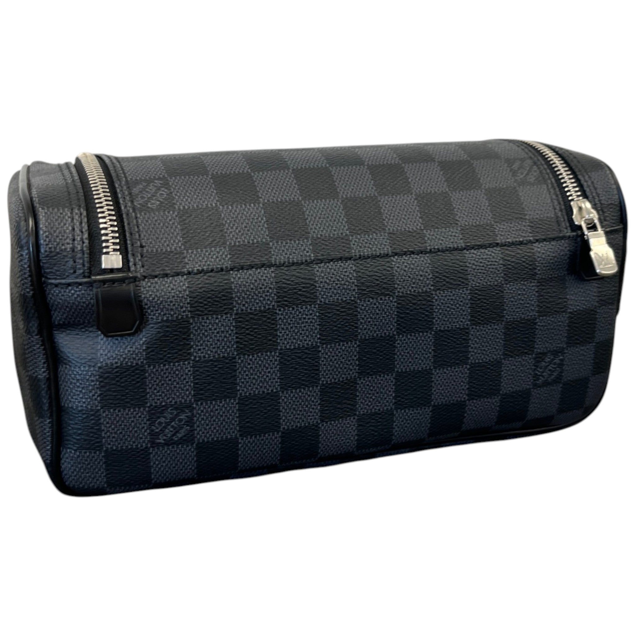 Men's Damier Graphite Toiletry Bag Black