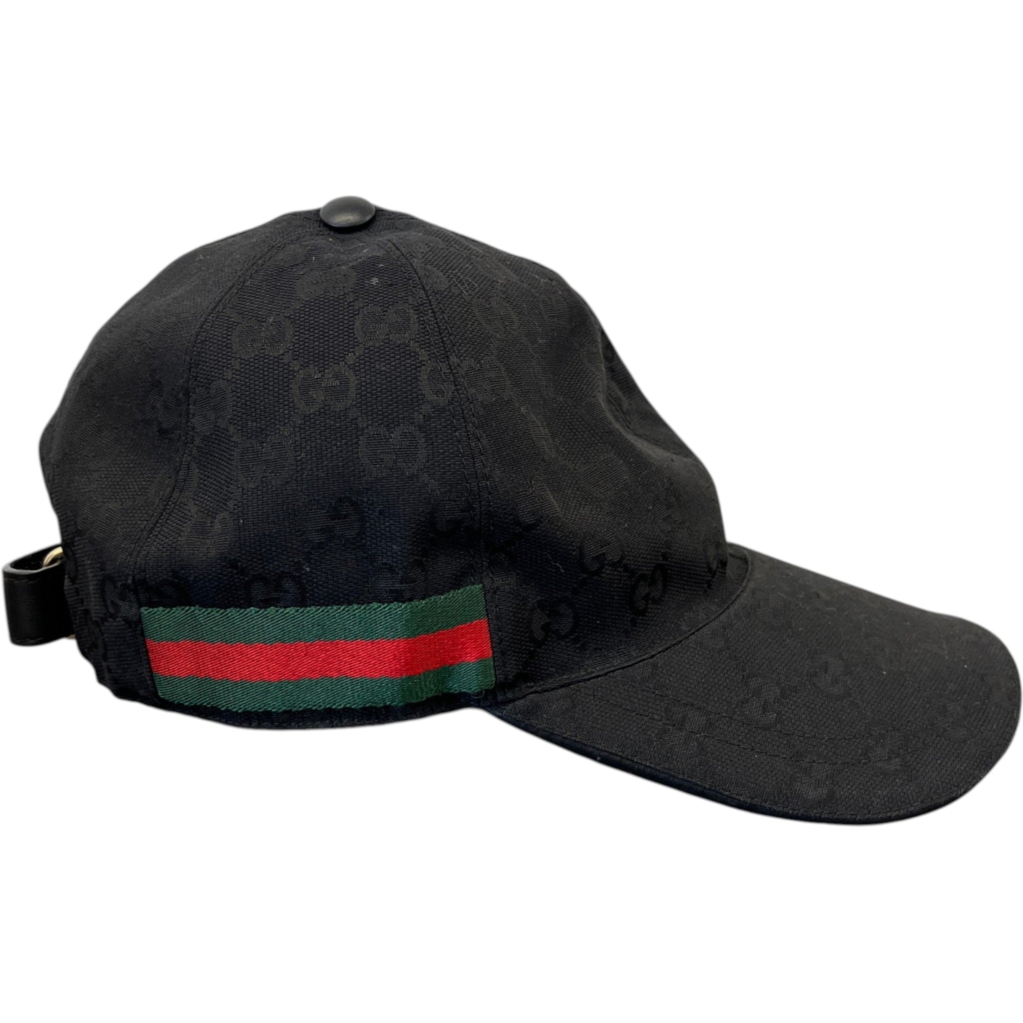 Men's Gg Supreme Hat Black Size XS