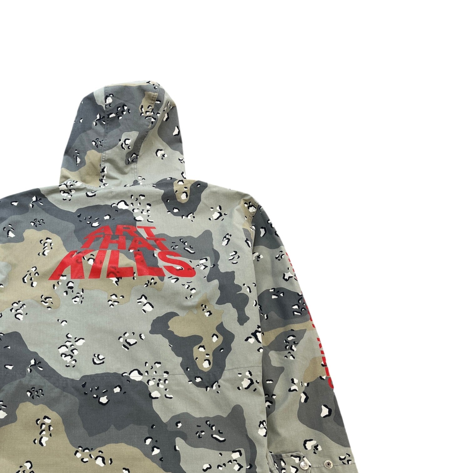 Men's Atk Anorak Jacket Khaki Size L