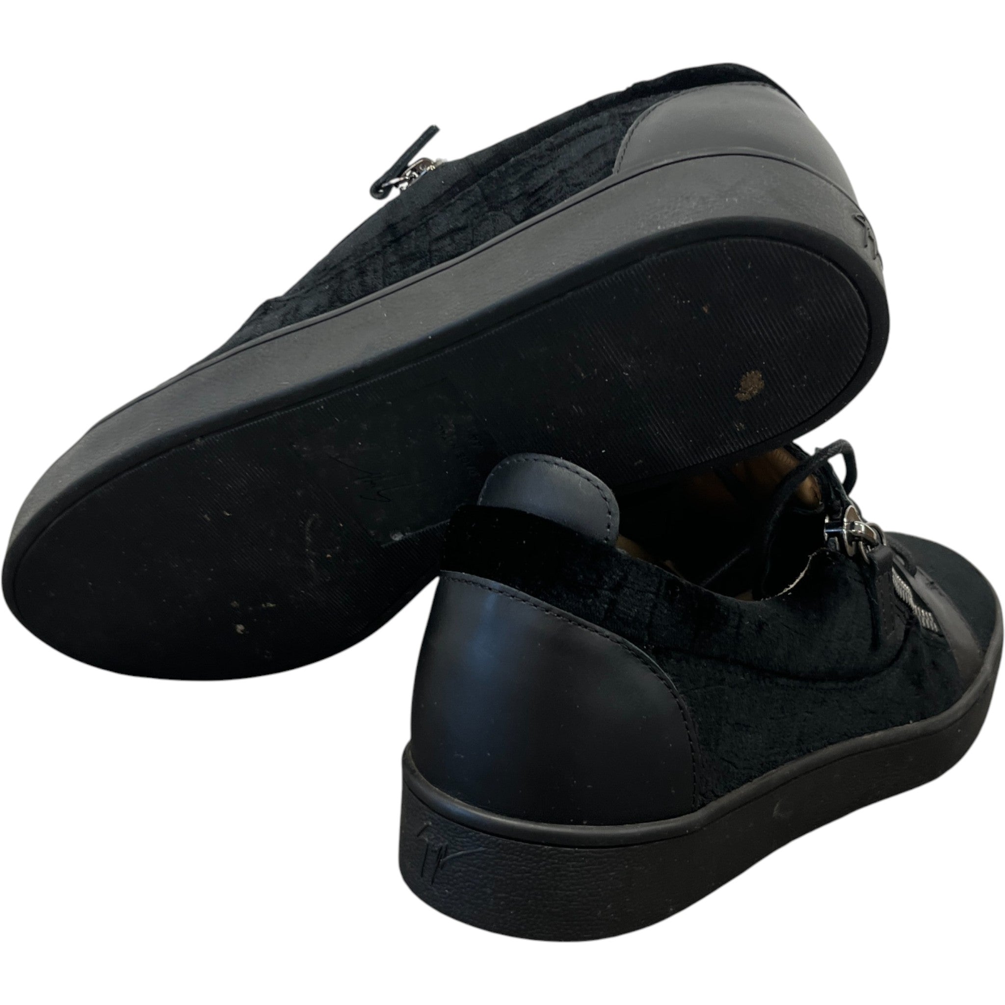 Men's Frankie Low Trainers Black Size EU 44 / UK 10