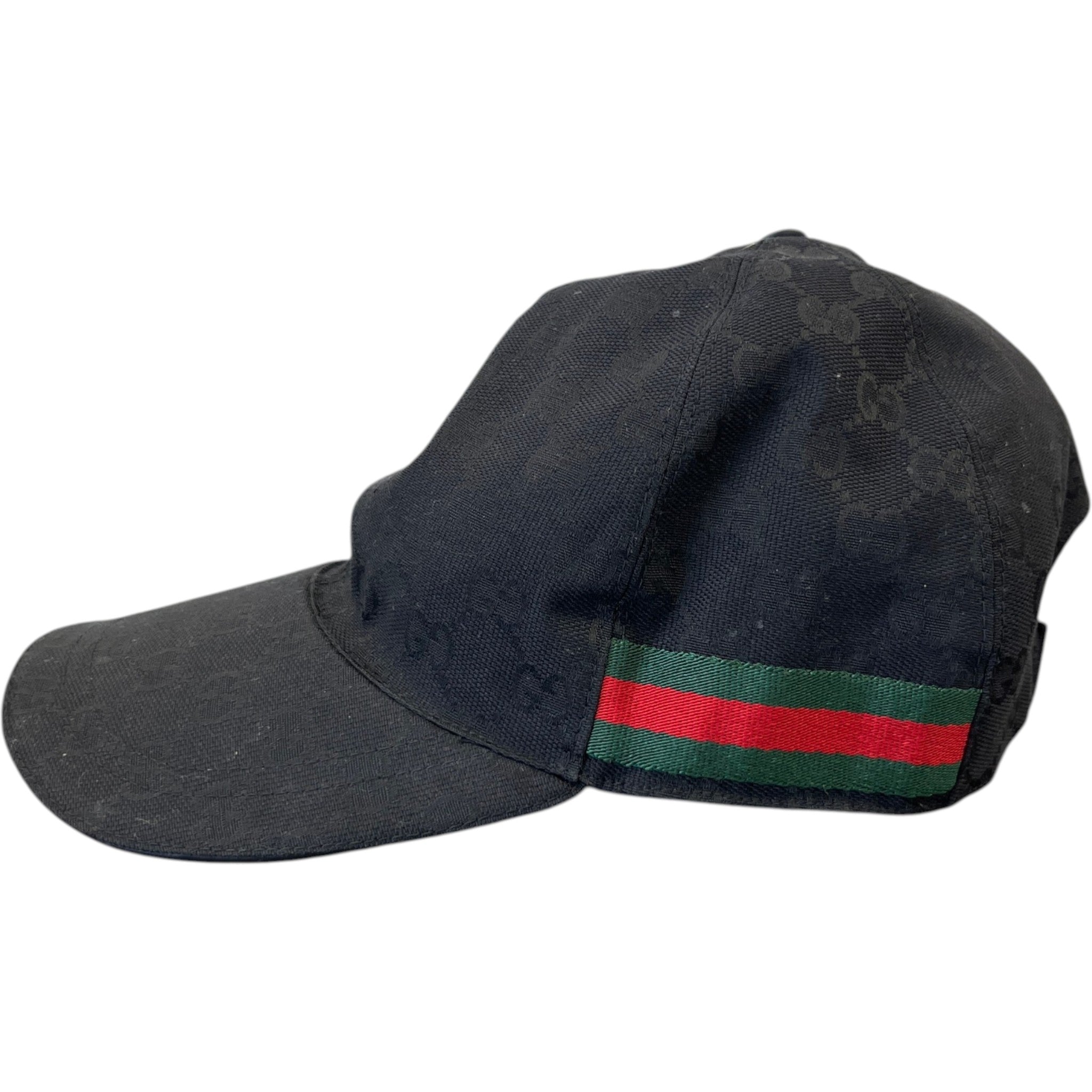 Men's Gg Supreme Hat Black Size XS