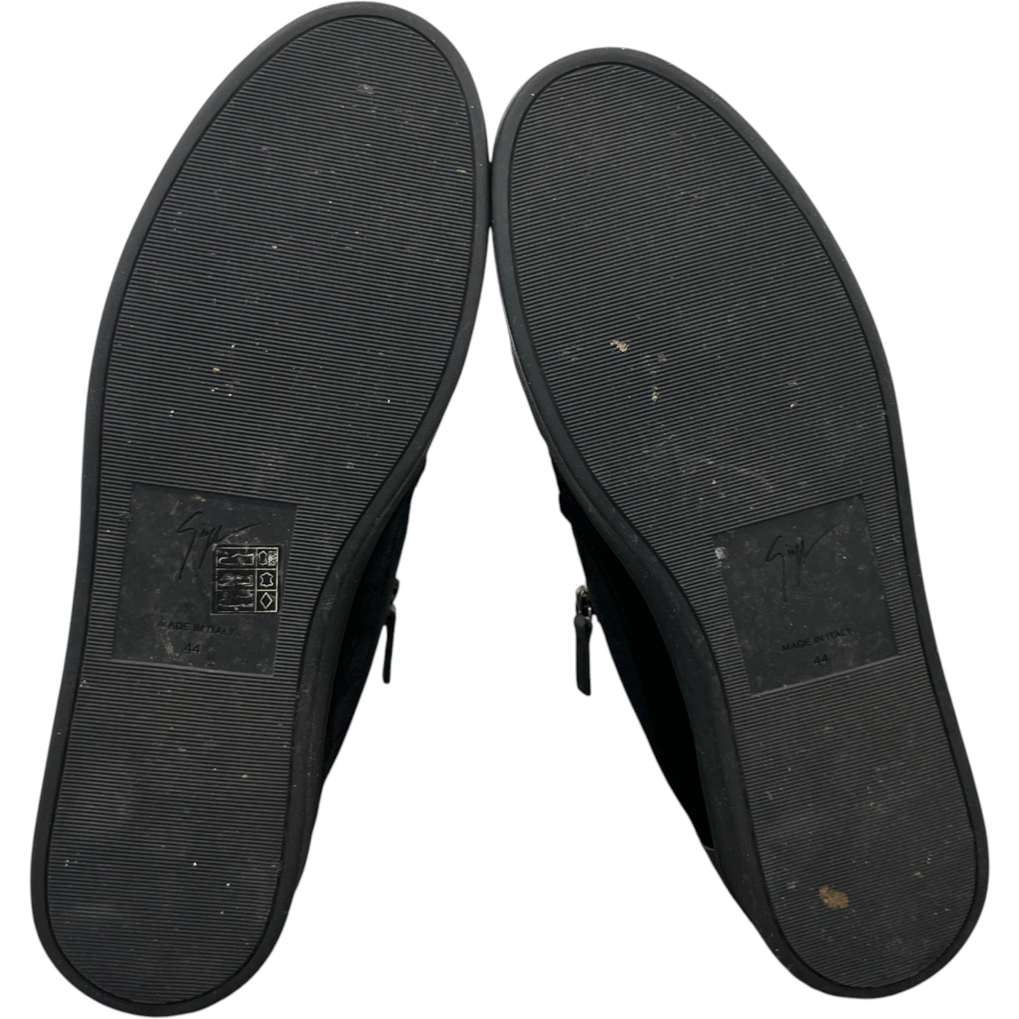 Men's Frankie Low Trainers Black Size EU 44 / UK 10