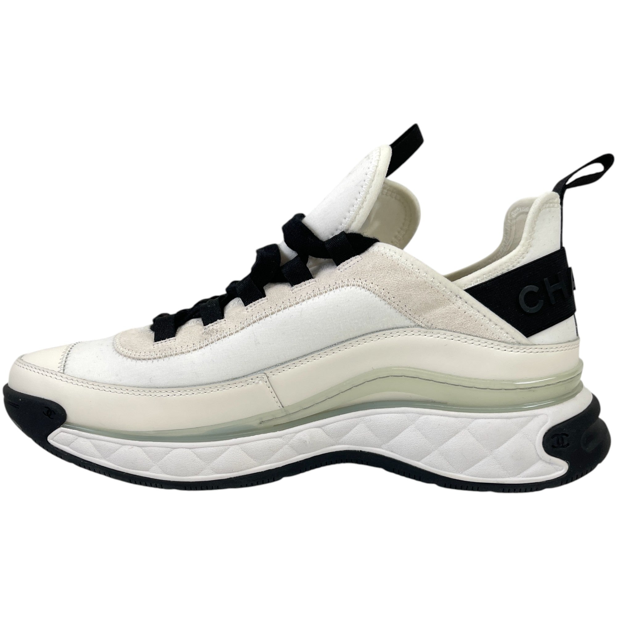 Men's Cc Logo Low Trainers White Size EU 41 / UK 7