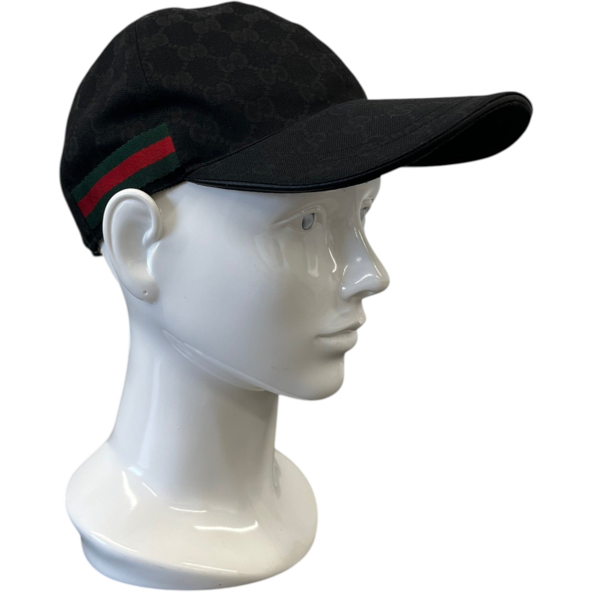 Men's Gg Supreme Hat Black Size XS