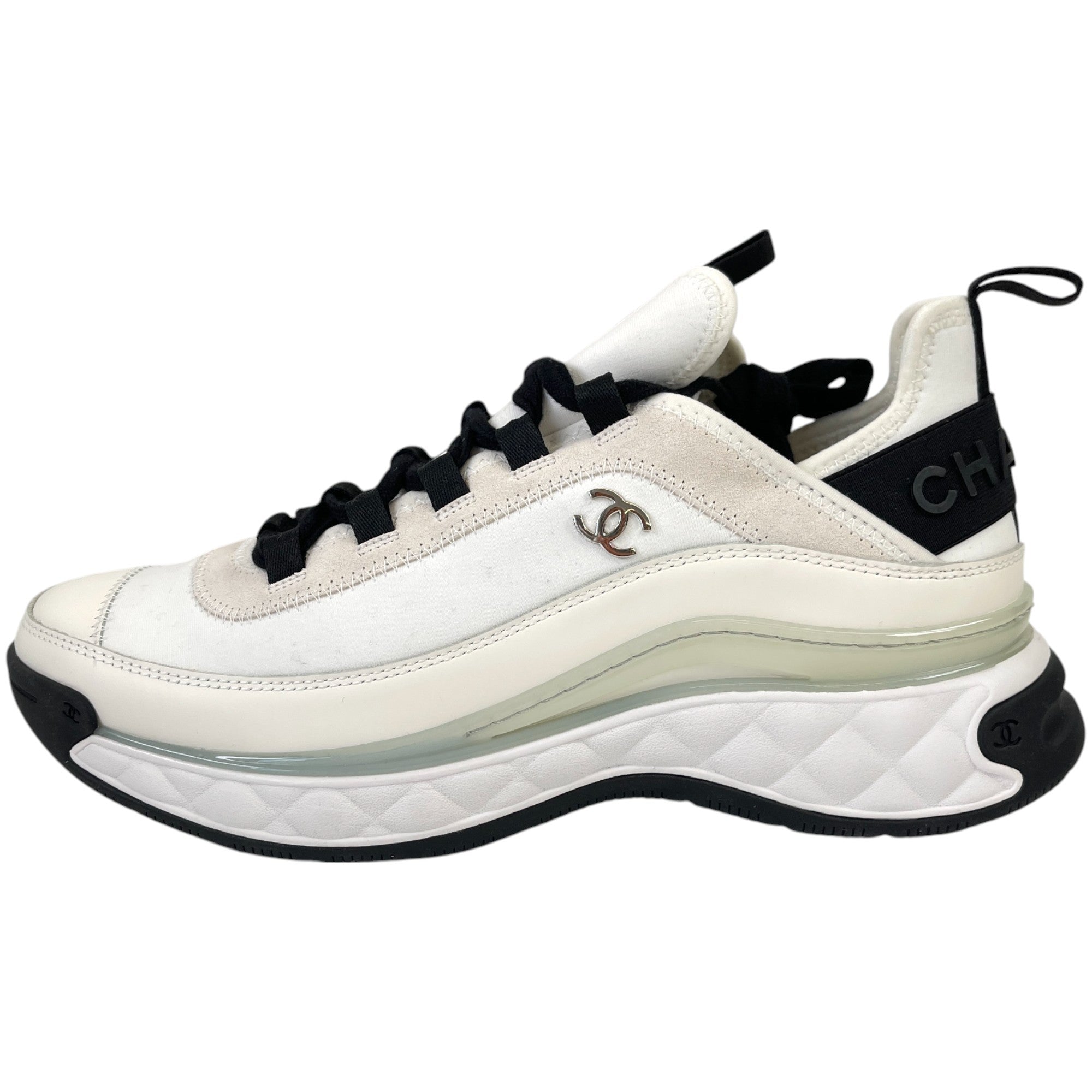 Men's Cc Logo Low Trainers White Size EU 41 / UK 7