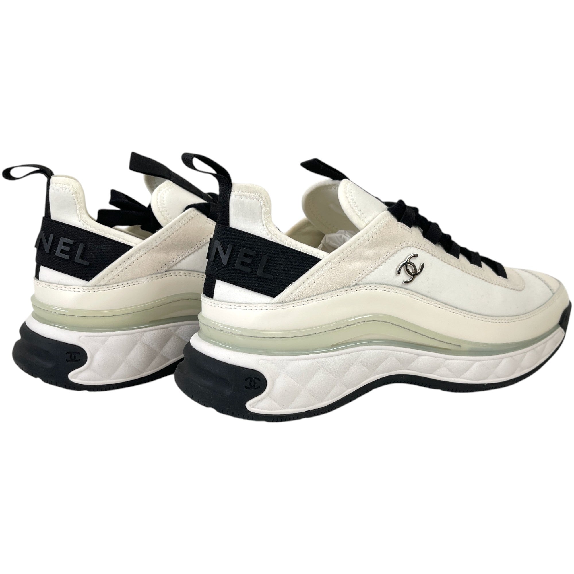 Men's Cc Logo Low Trainers White Size EU 41 / UK 7