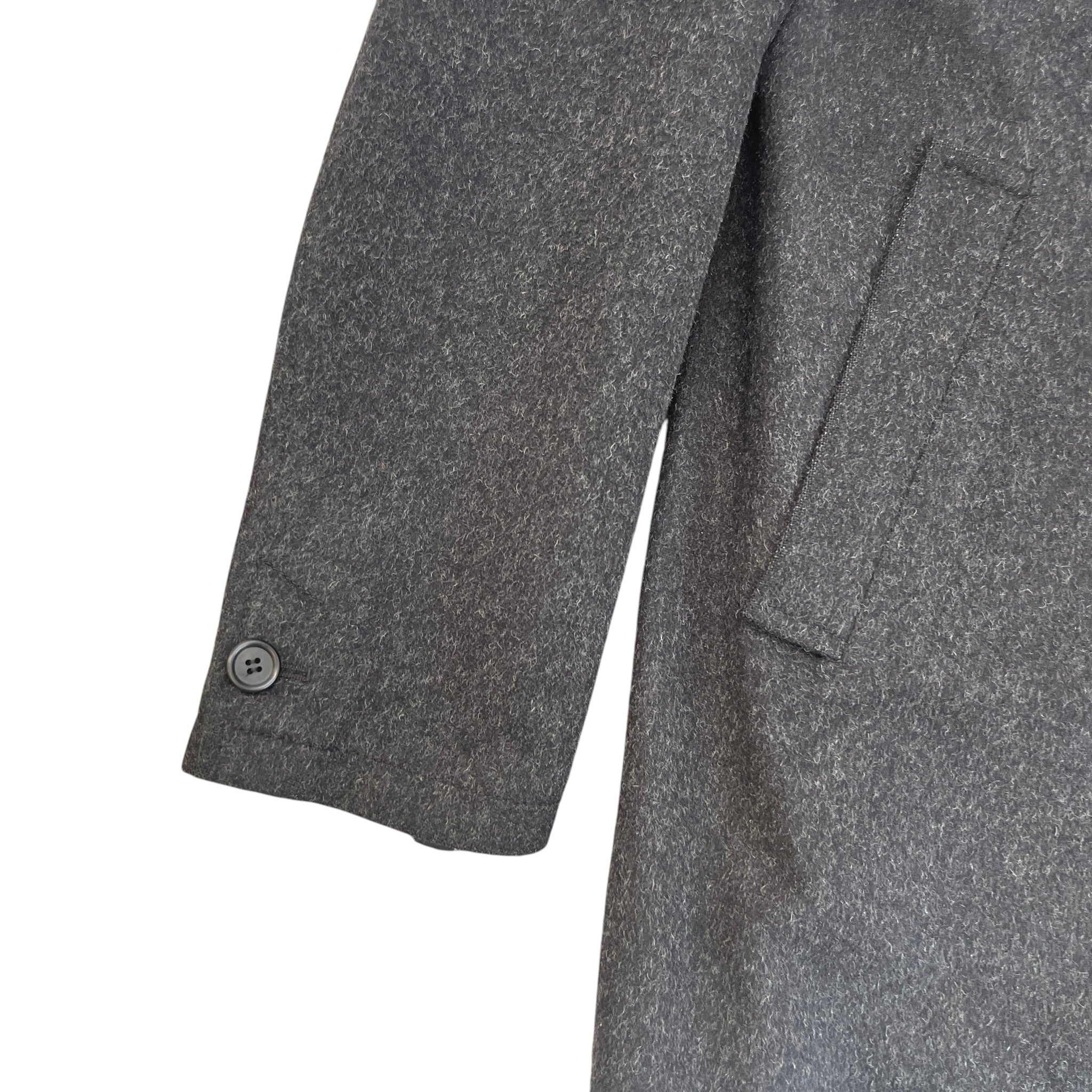Men's Single Breasted Jacket Black Size IT 48 / M