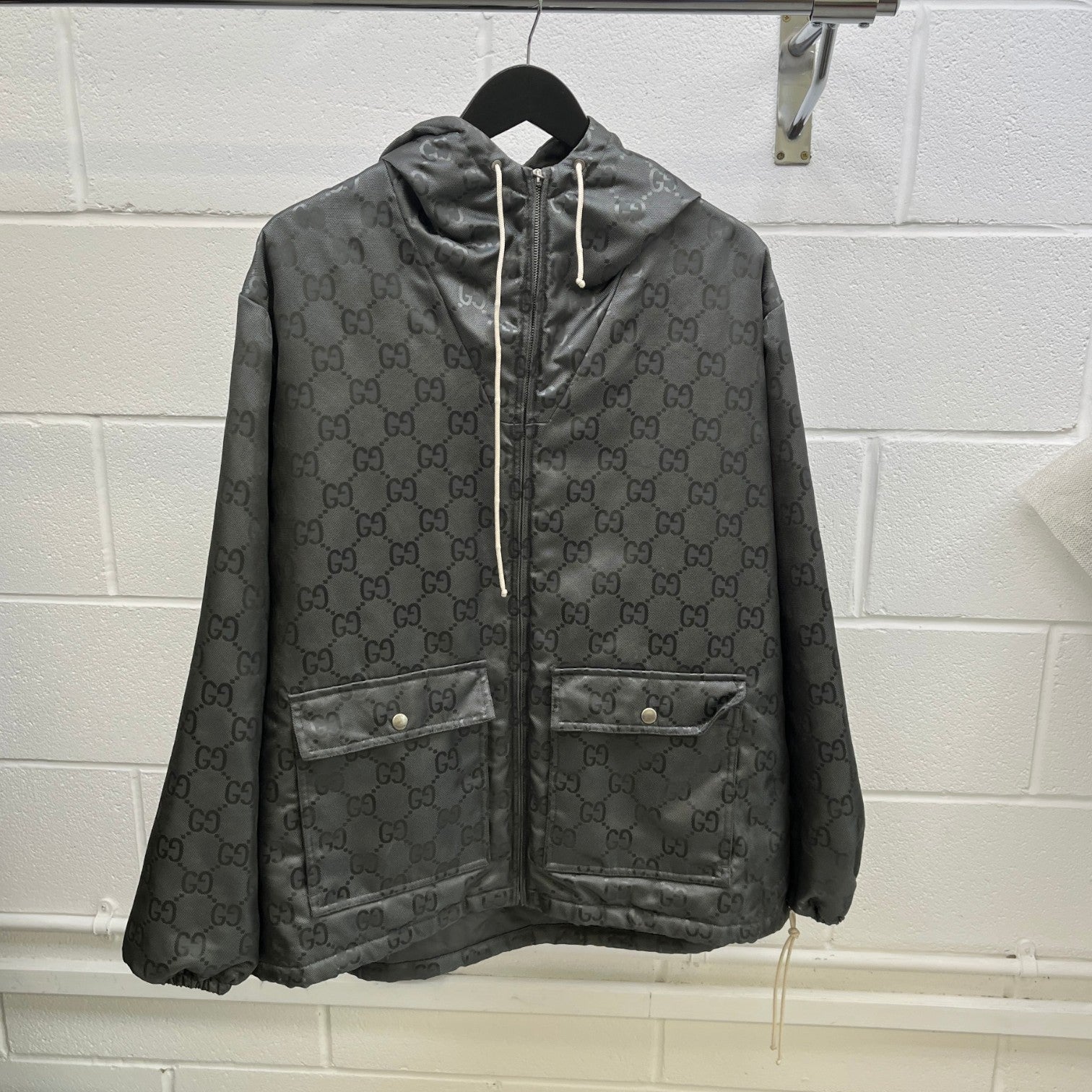 Men's Off The Grid Hooded Oversized Jacket Green Size IT 44 / XS