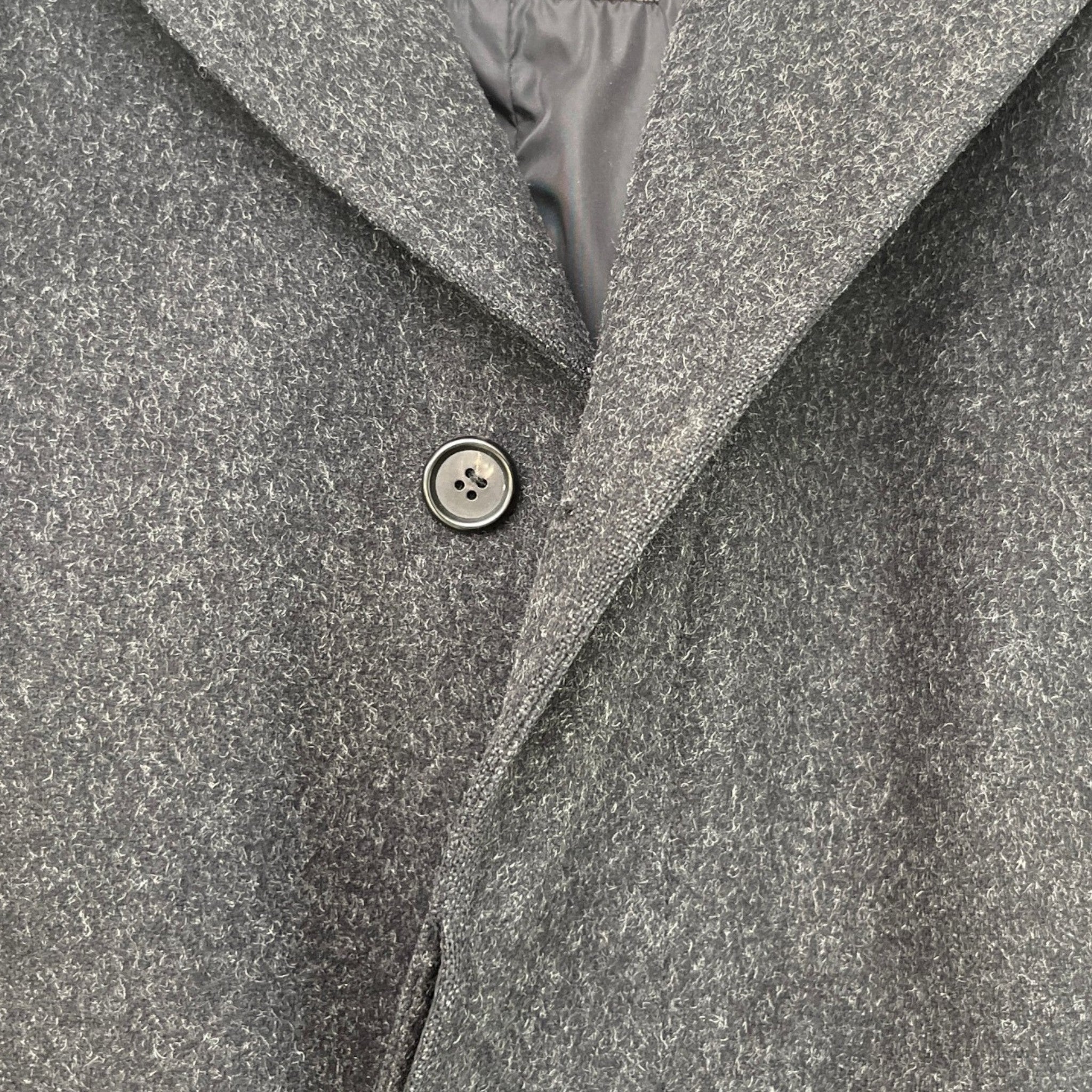Men's Single Breasted Jacket Black Size IT 48 / M