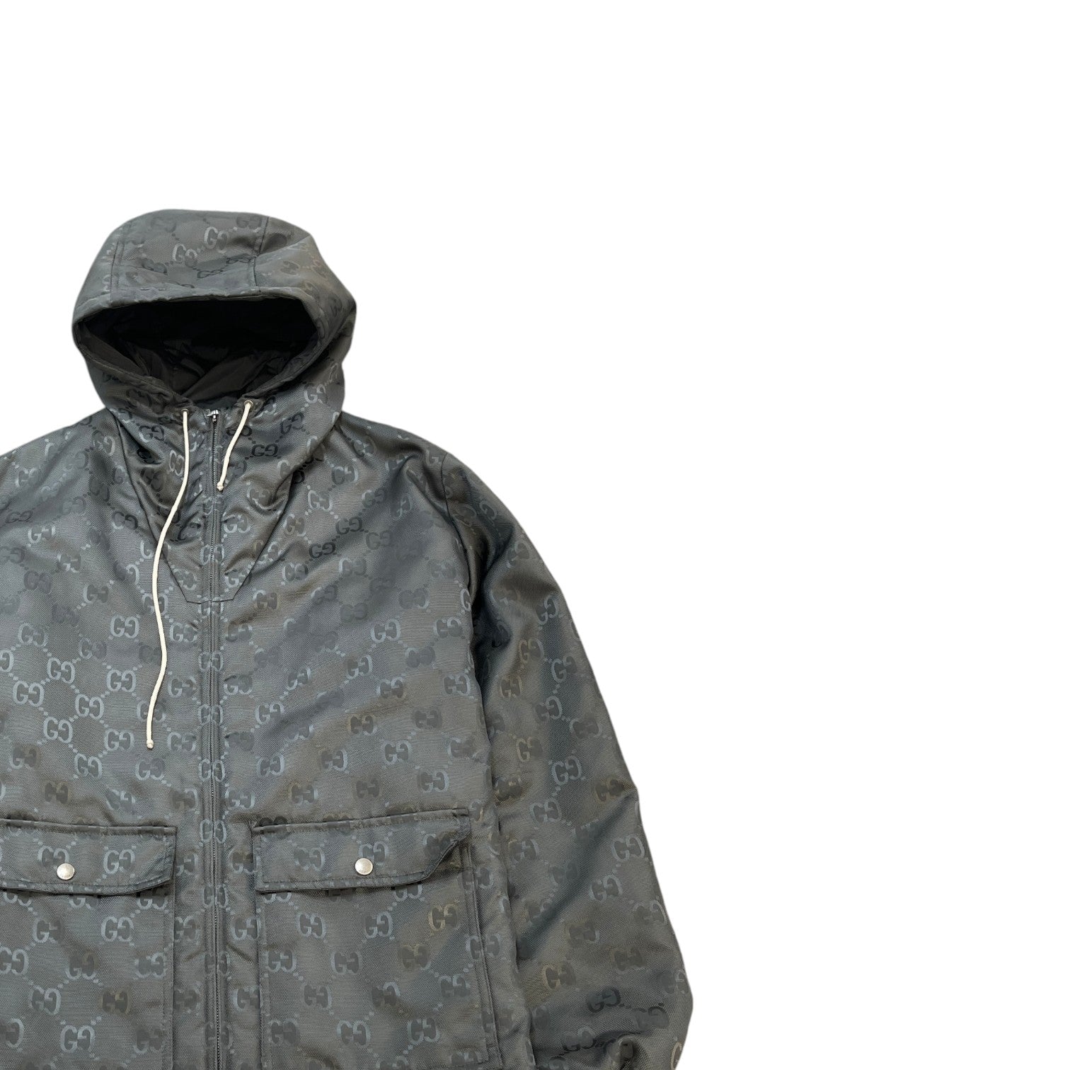 Men's Off The Grid Hooded Oversized Jacket Green Size IT 44 / XS