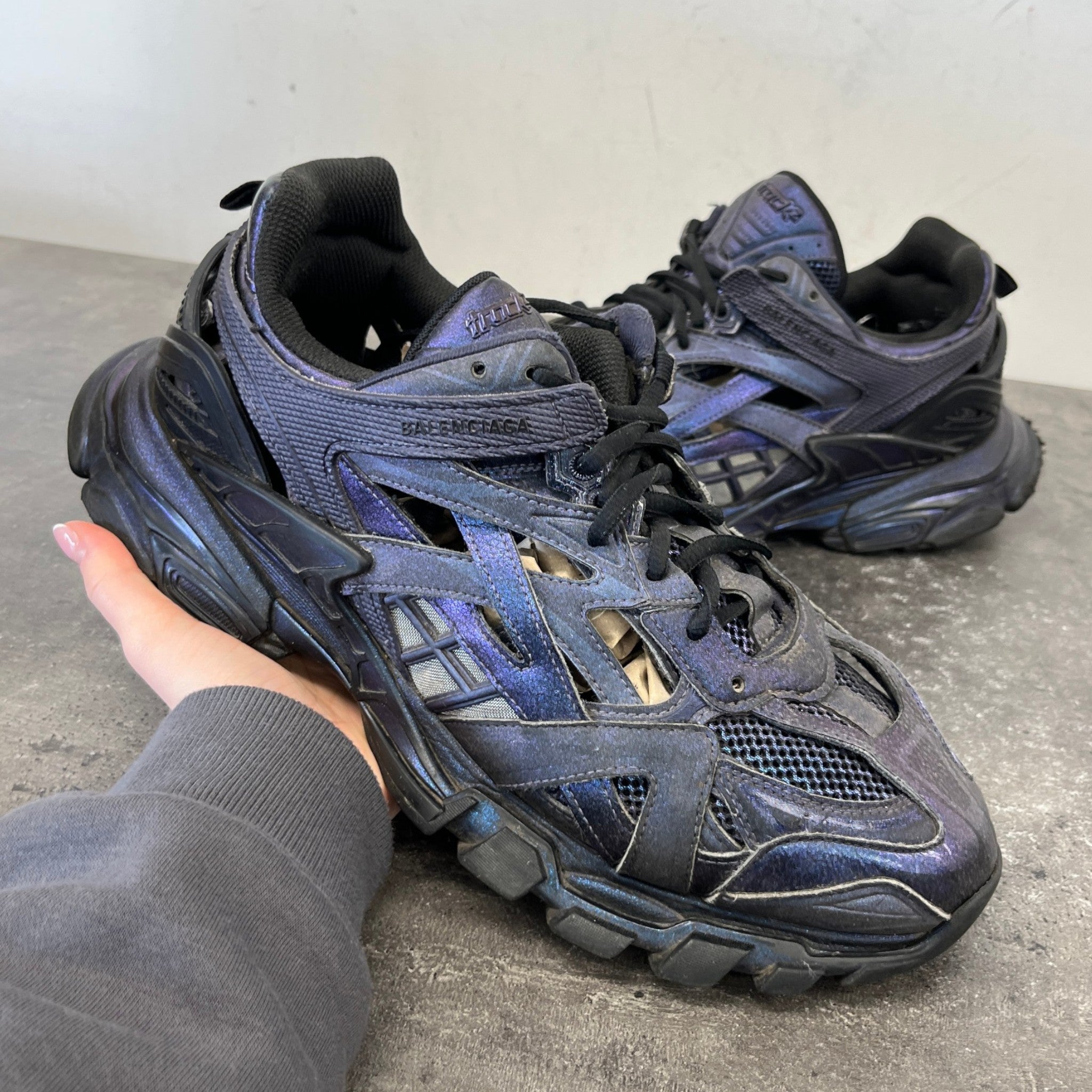 Men's Track 2 Low Trainers Purple Size EU 45 / UK 11