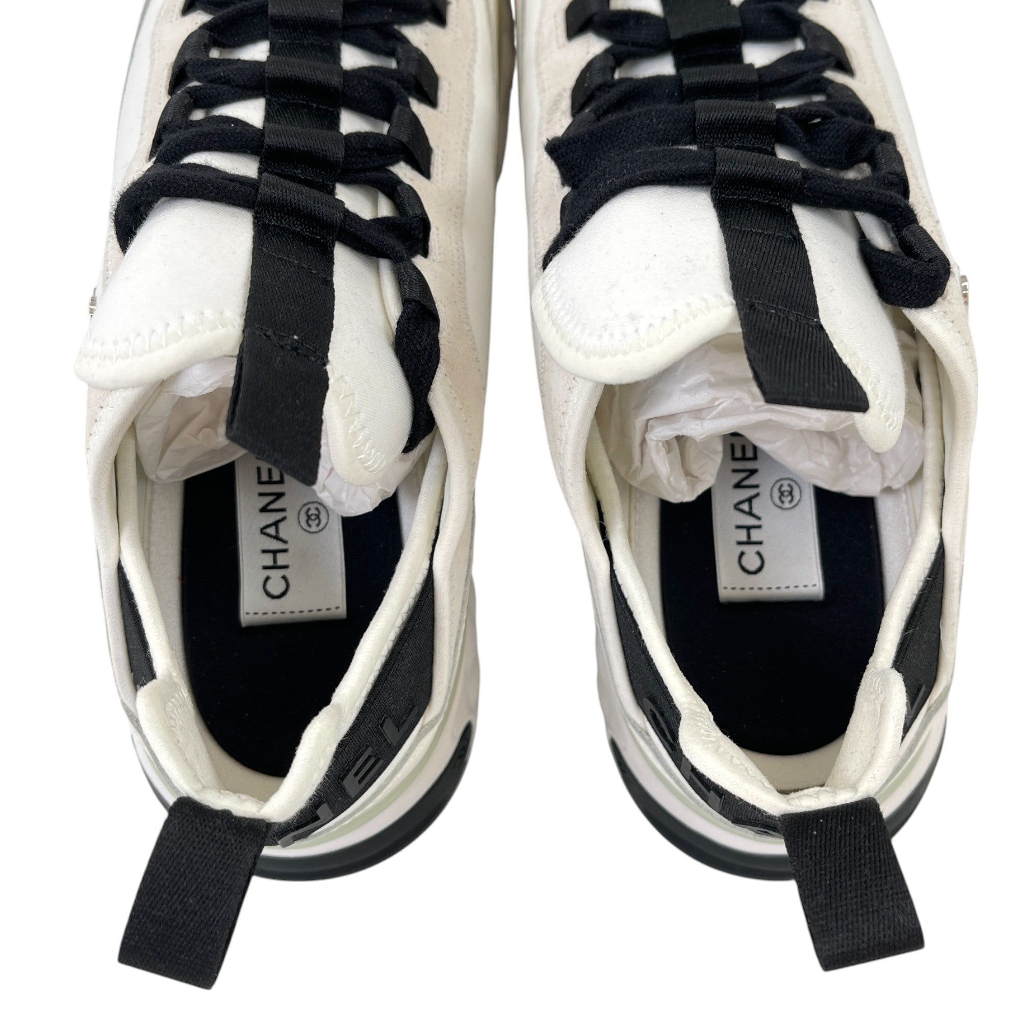 Men's Cc Logo Low Trainers White Size EU 41 / UK 7