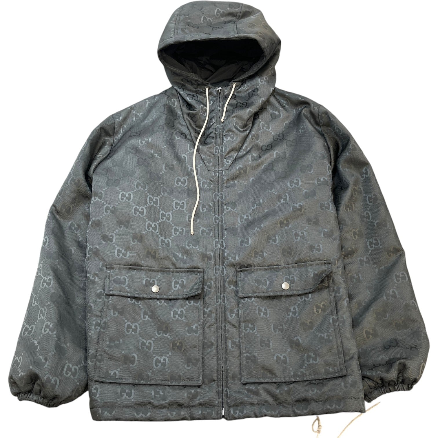 Men's Off The Grid Hooded Oversized Jacket Green Size IT 44 / XS