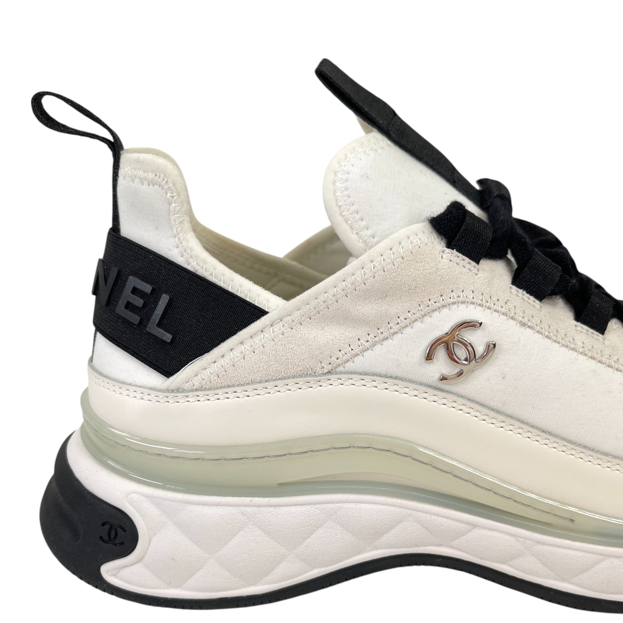 Men's Cc Logo Low Trainers White Size EU 41 / UK 7