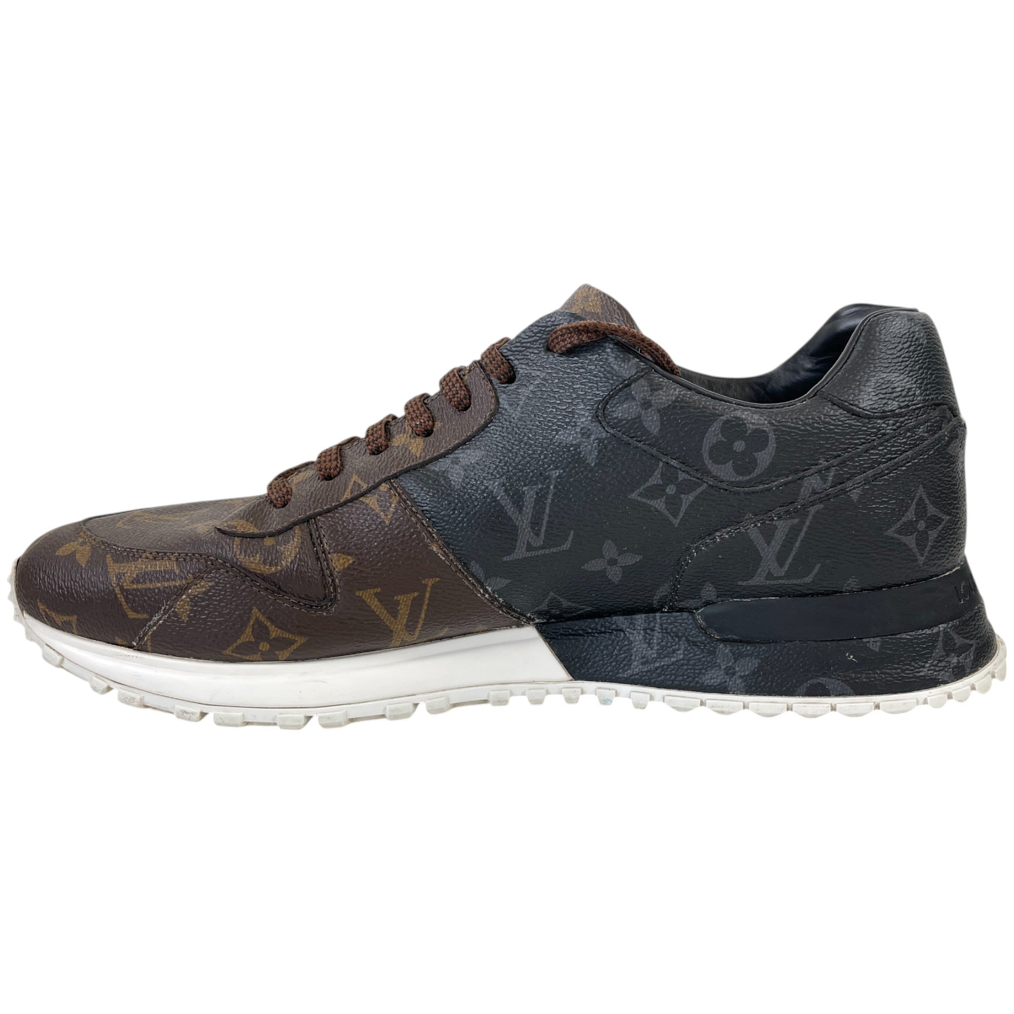 Men's Triple Monogram Run Away Low Trainers Brown Size EU 42.5 / UK 8.5