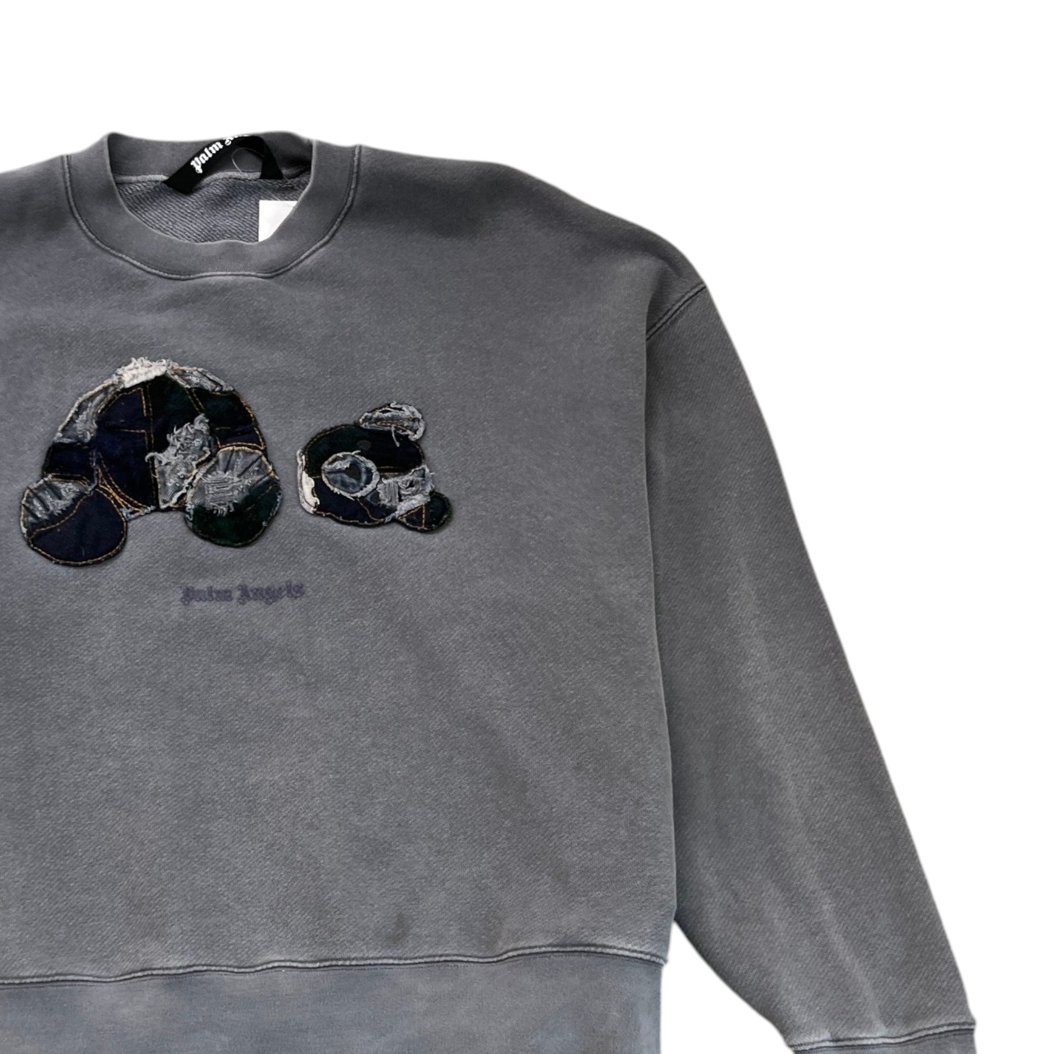 Men's Kill The Bear Patchwork Sweatshirt Grey Size L