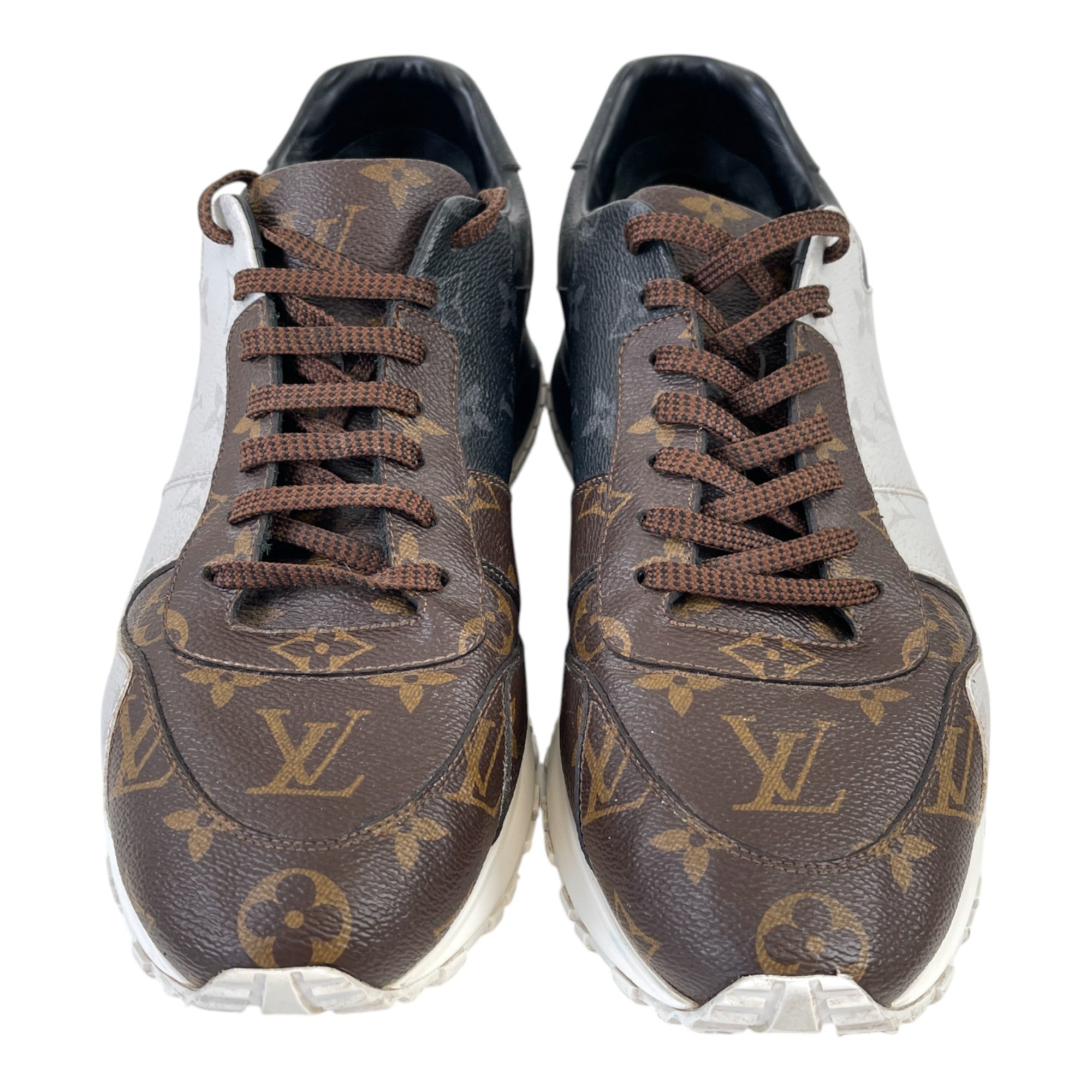 Men's Triple Monogram Run Away Low Trainers Brown Size EU 42.5 / UK 8.5