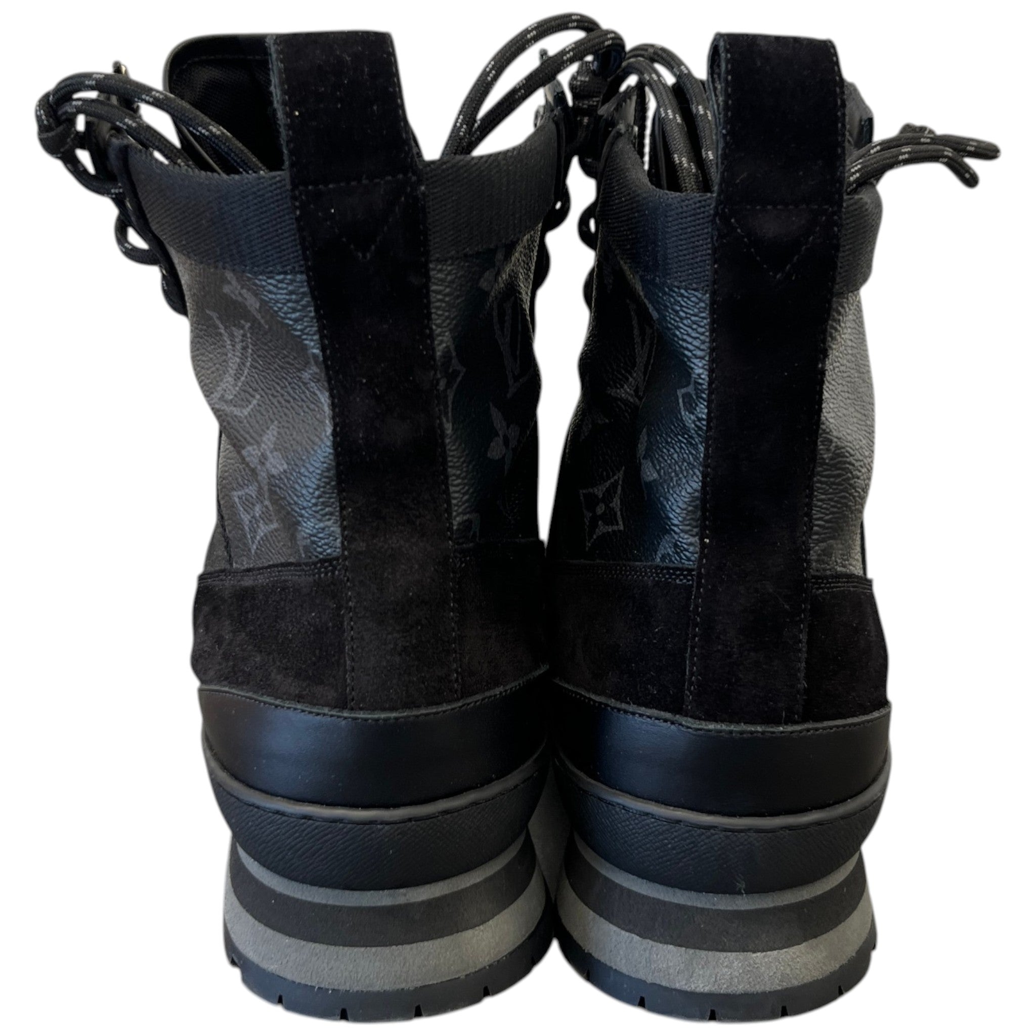 Men's Monogram Eclipse Harlem Ankle Boots Black Size EU 41.5 / UK 7.5