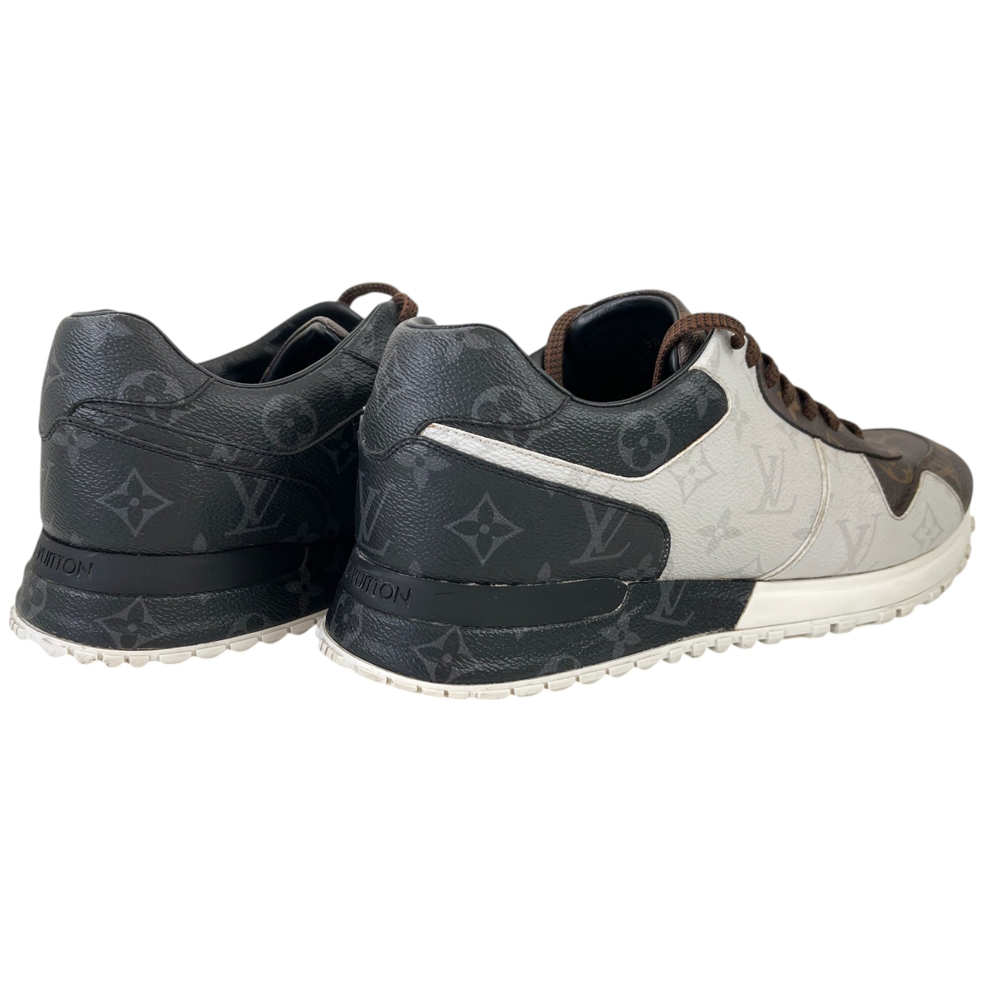 Men's Triple Monogram Run Away Low Trainers Brown Size EU 42.5 / UK 8.5