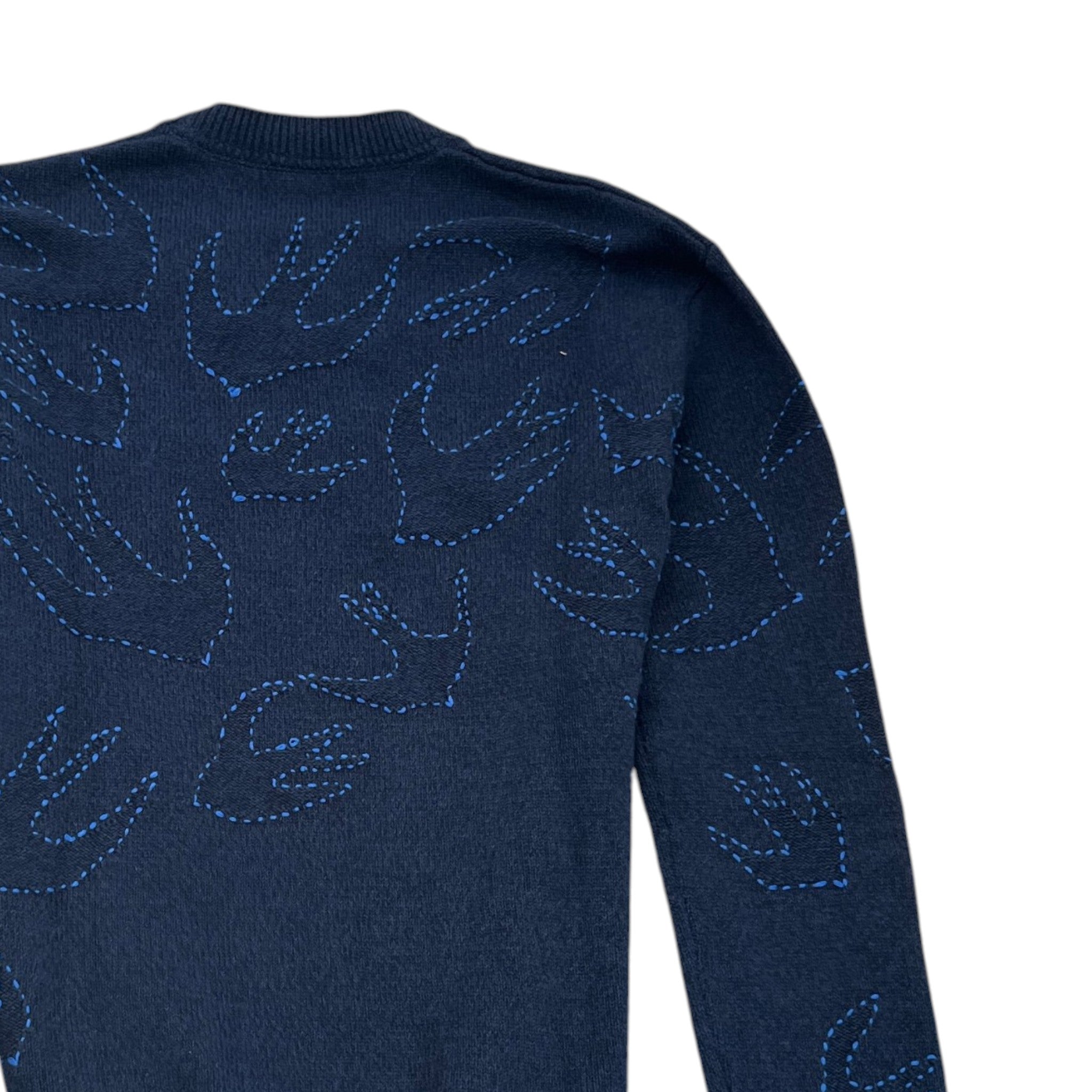 Men's Embroidered Logo Jumper Navy Size XXS