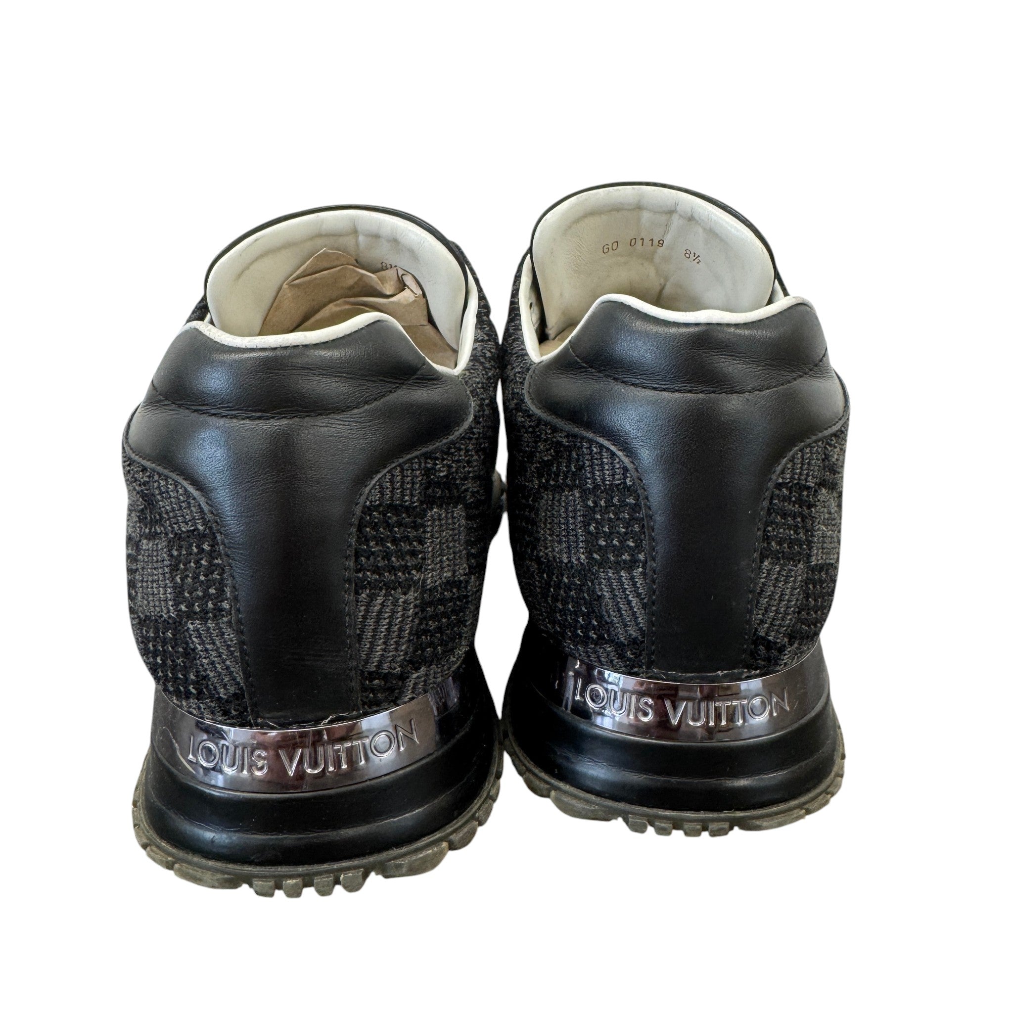 Men's Run Away Low Trainers Black Size EU 42.5 / UK 8.5
