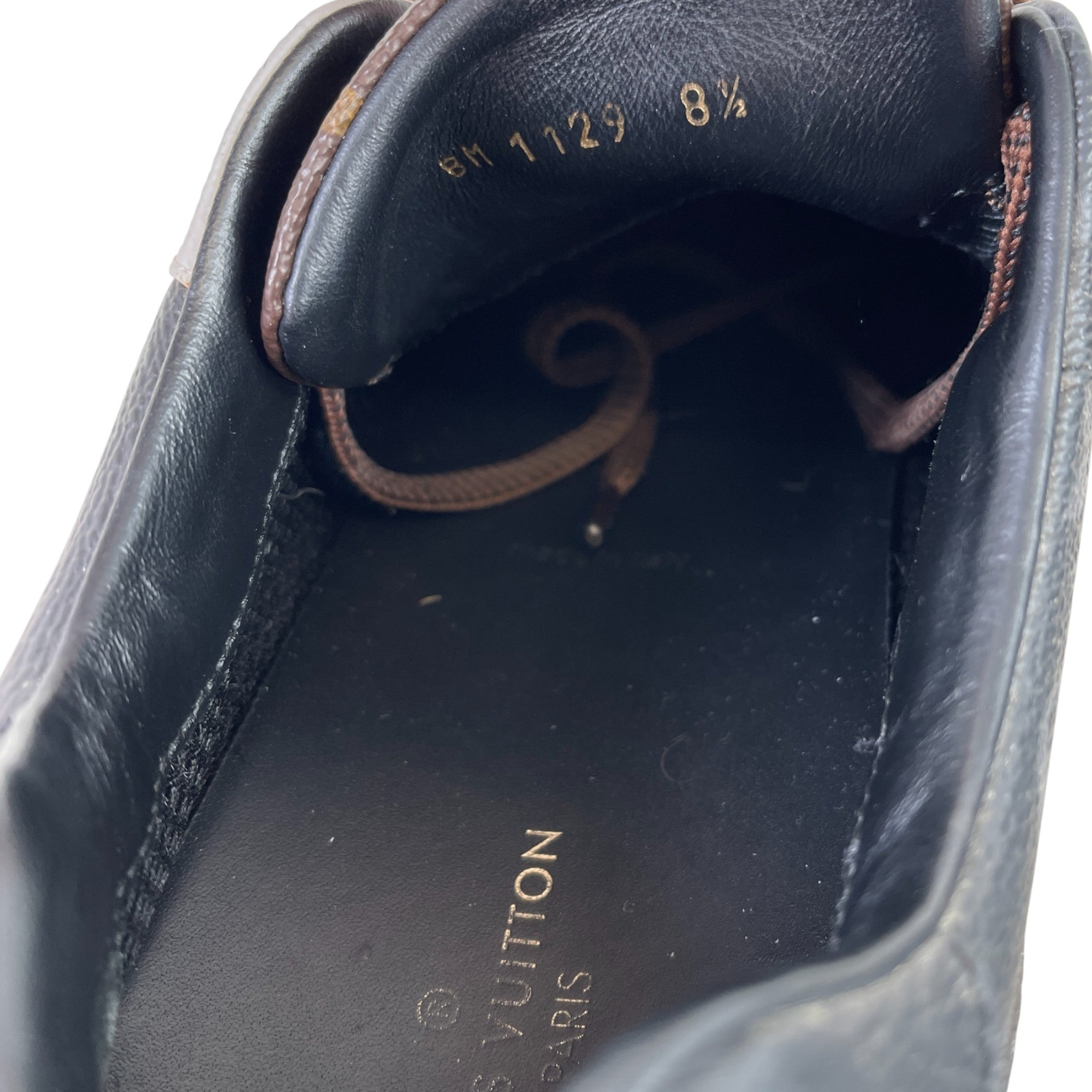 Men's Triple Monogram Run Away Low Trainers Brown Size EU 42.5 / UK 8.5