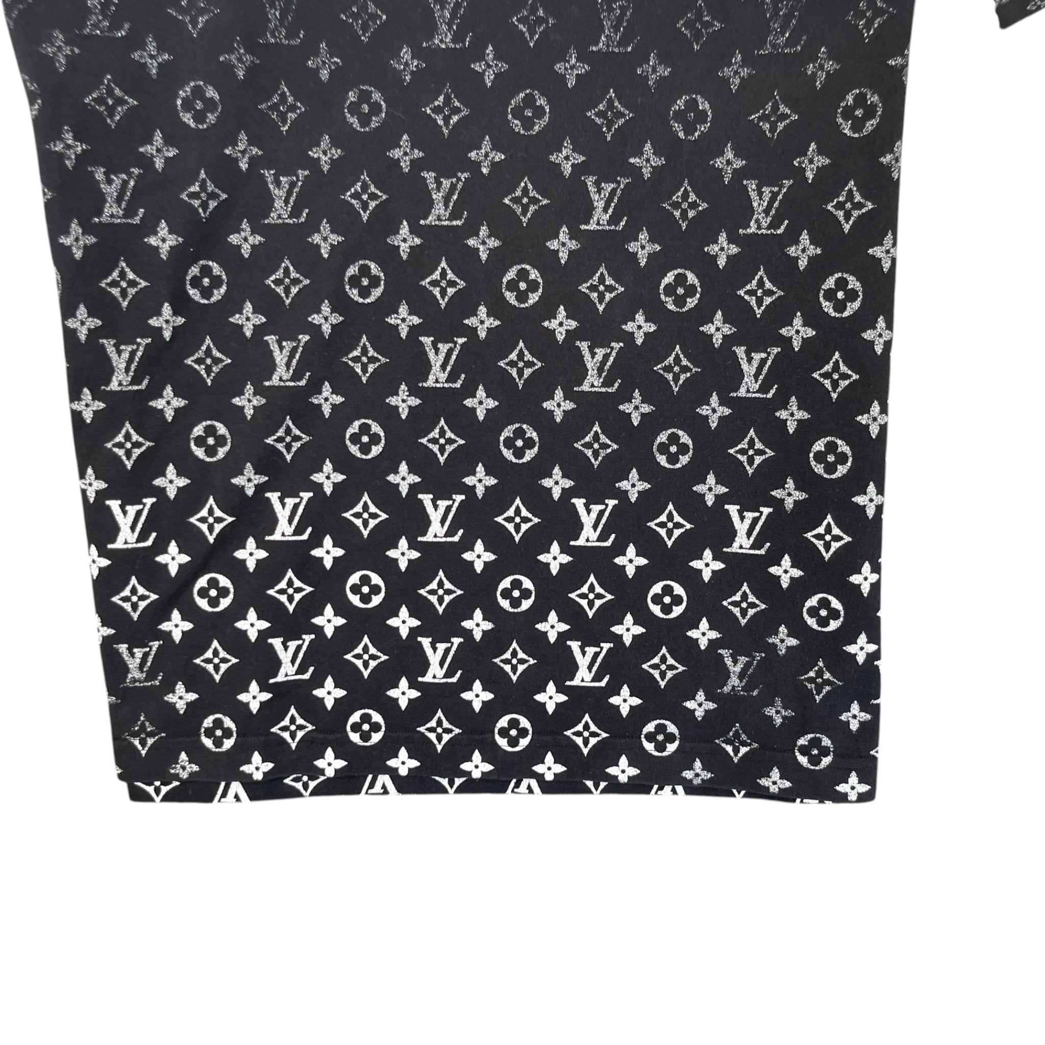 Men's Monogram Gradient T-Shirt Black Size M
