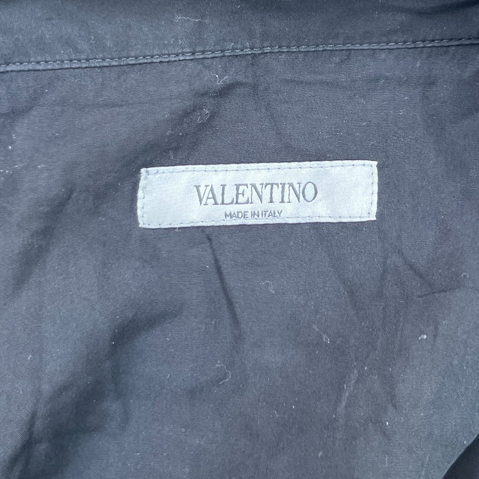 Men's Plain Shirt Black Size L