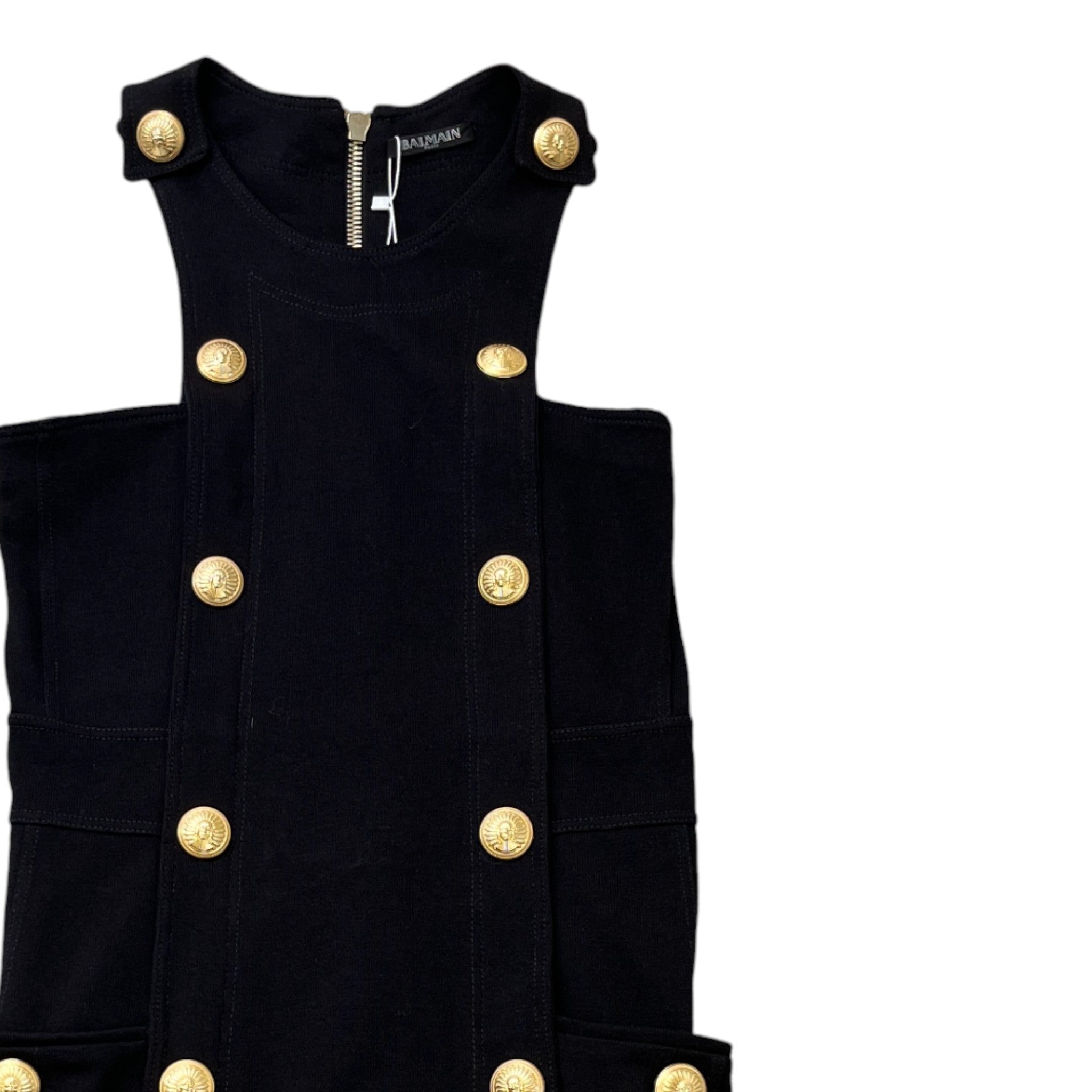 Women's Mini Dress Sweatshirt Black Size S