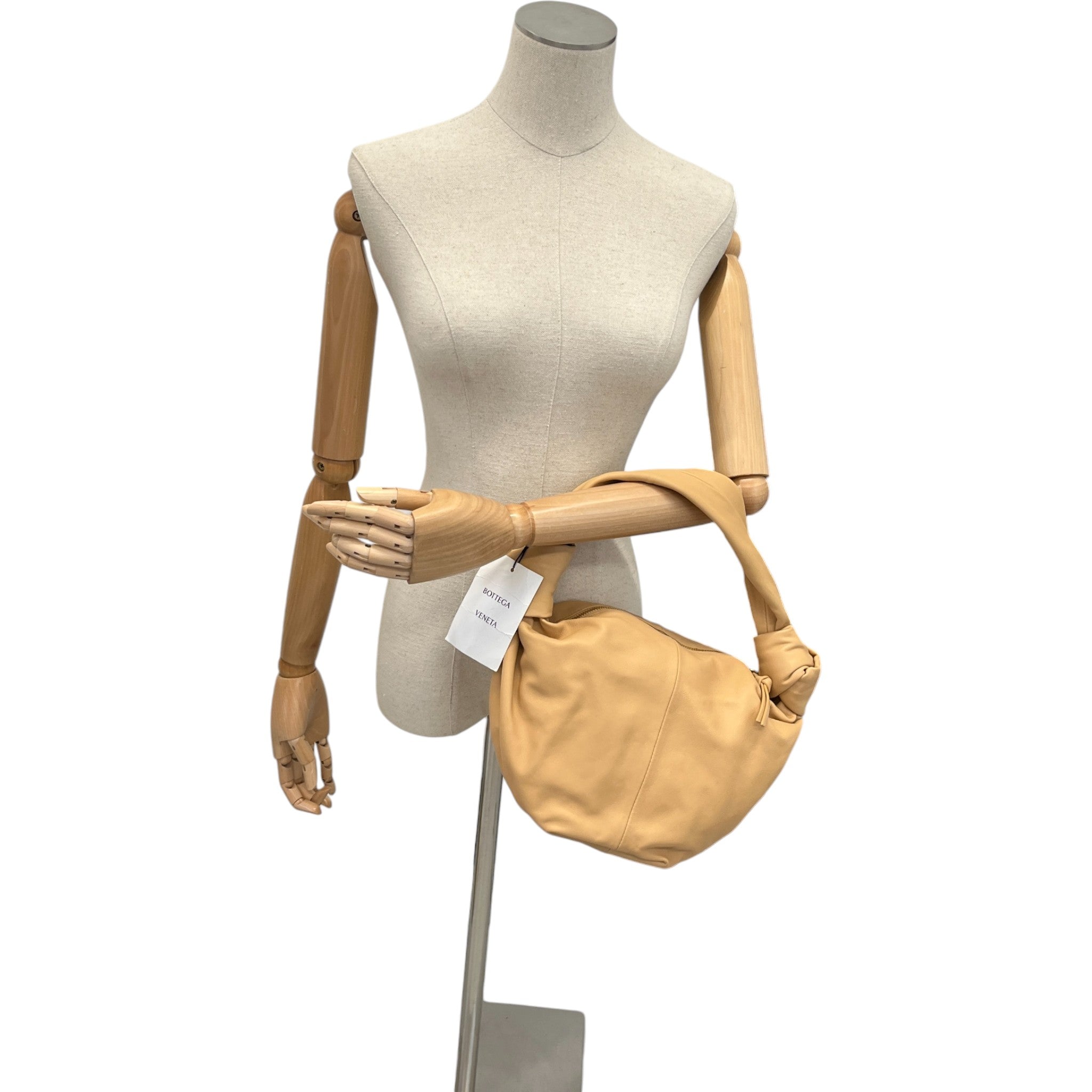 Women's Double Knot Handbag Beige