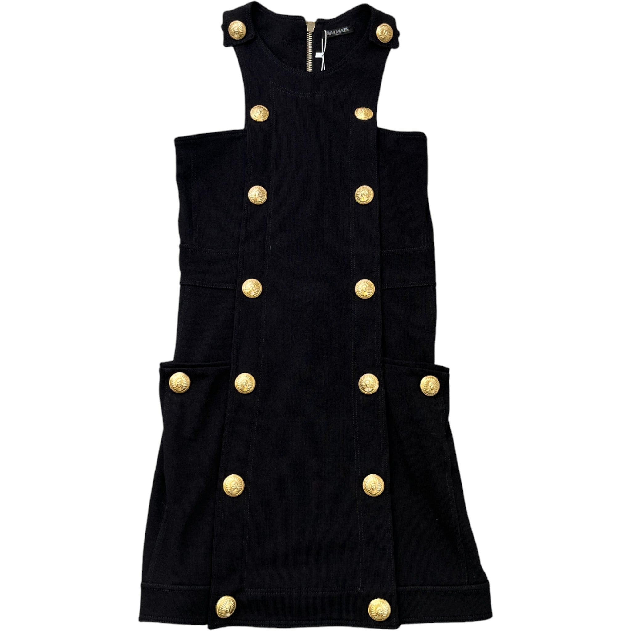 Women's Mini Dress Sweatshirt Black Size S