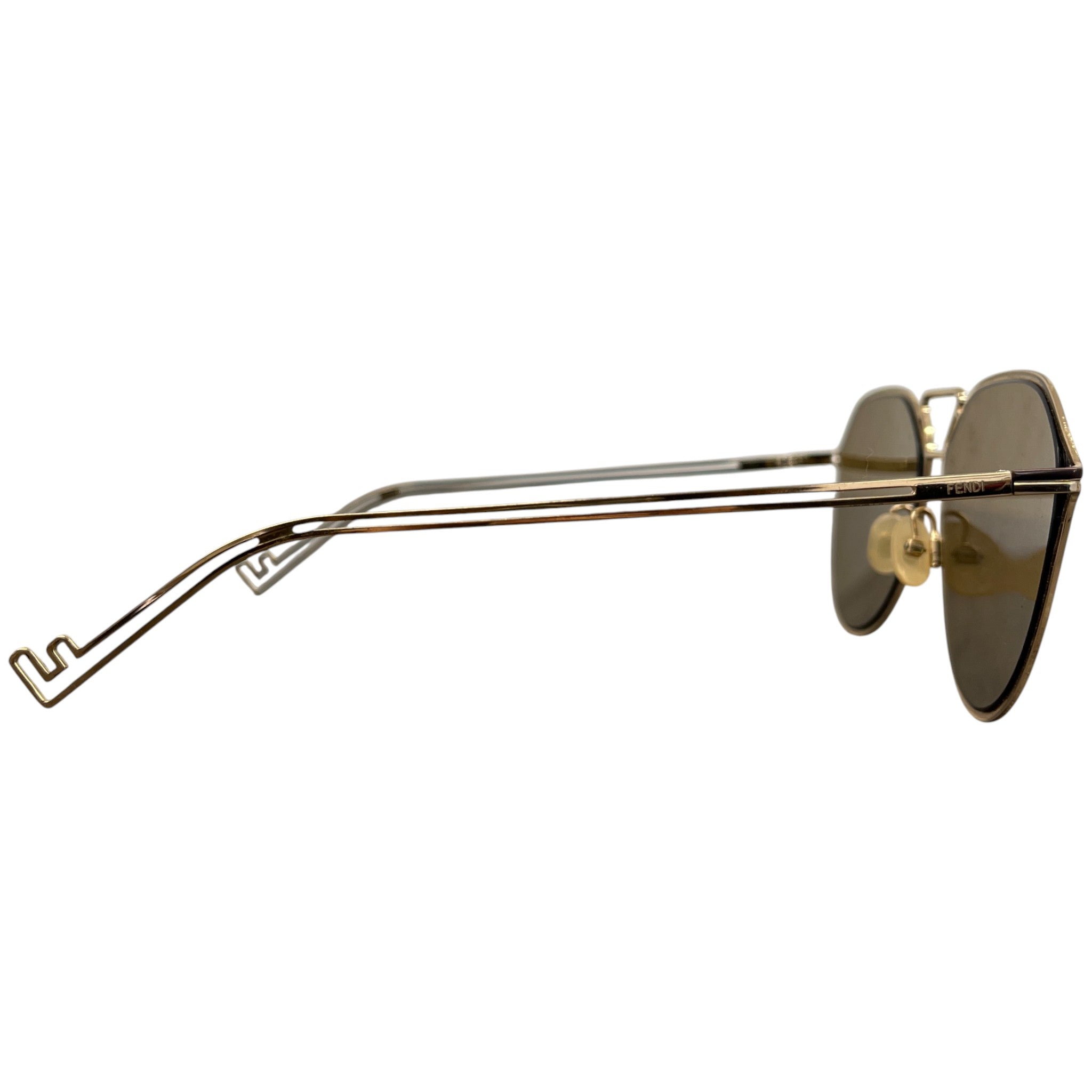 Men's Ff Monogram Sunglasses Black