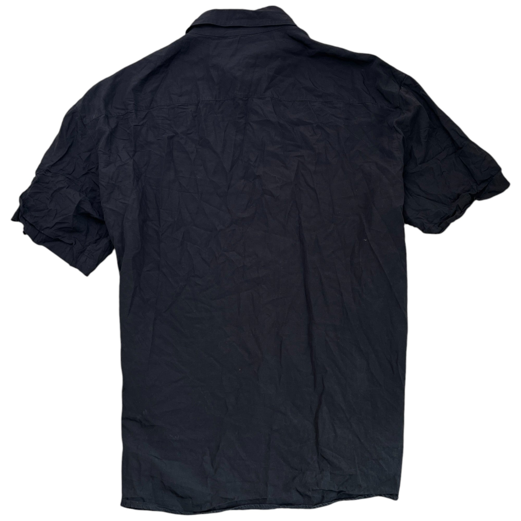 Men's Plain Shirt Black Size L