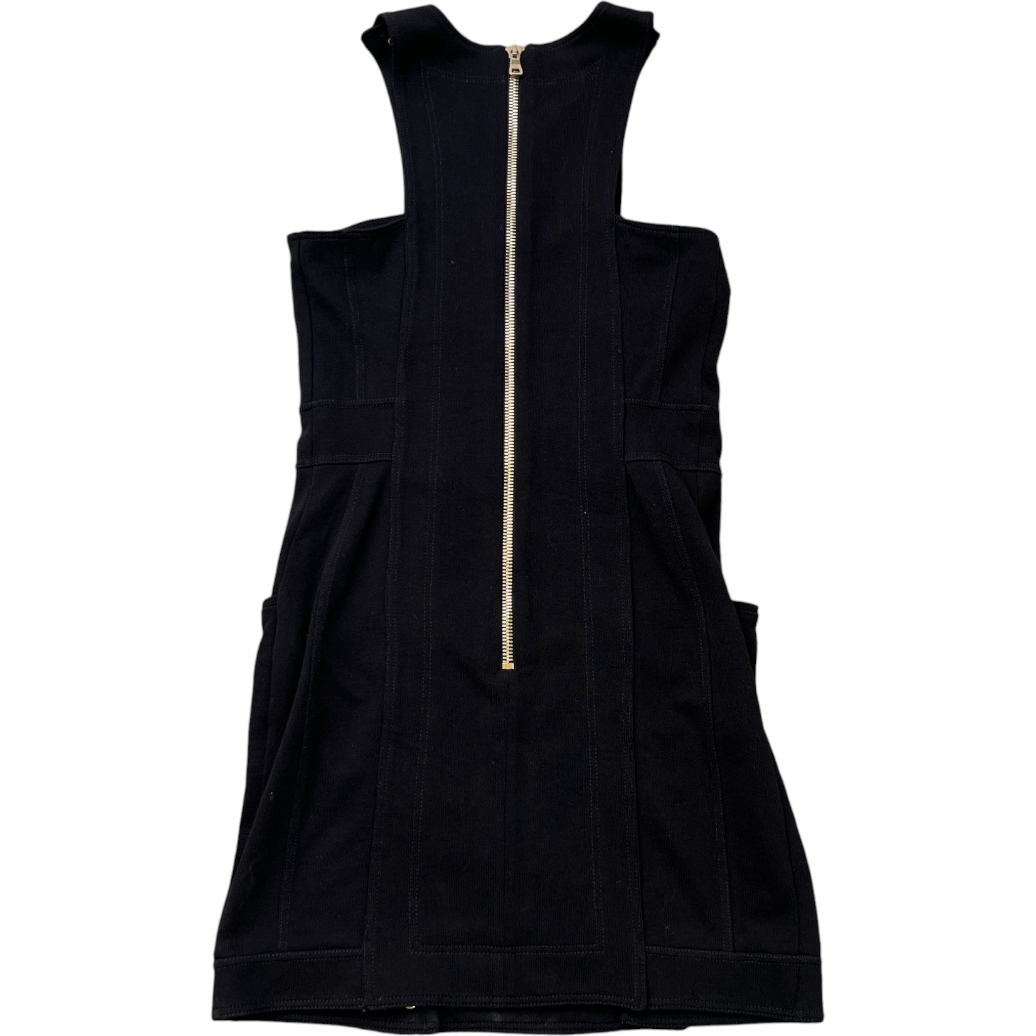 Women's Mini Dress Sweatshirt Black Size S