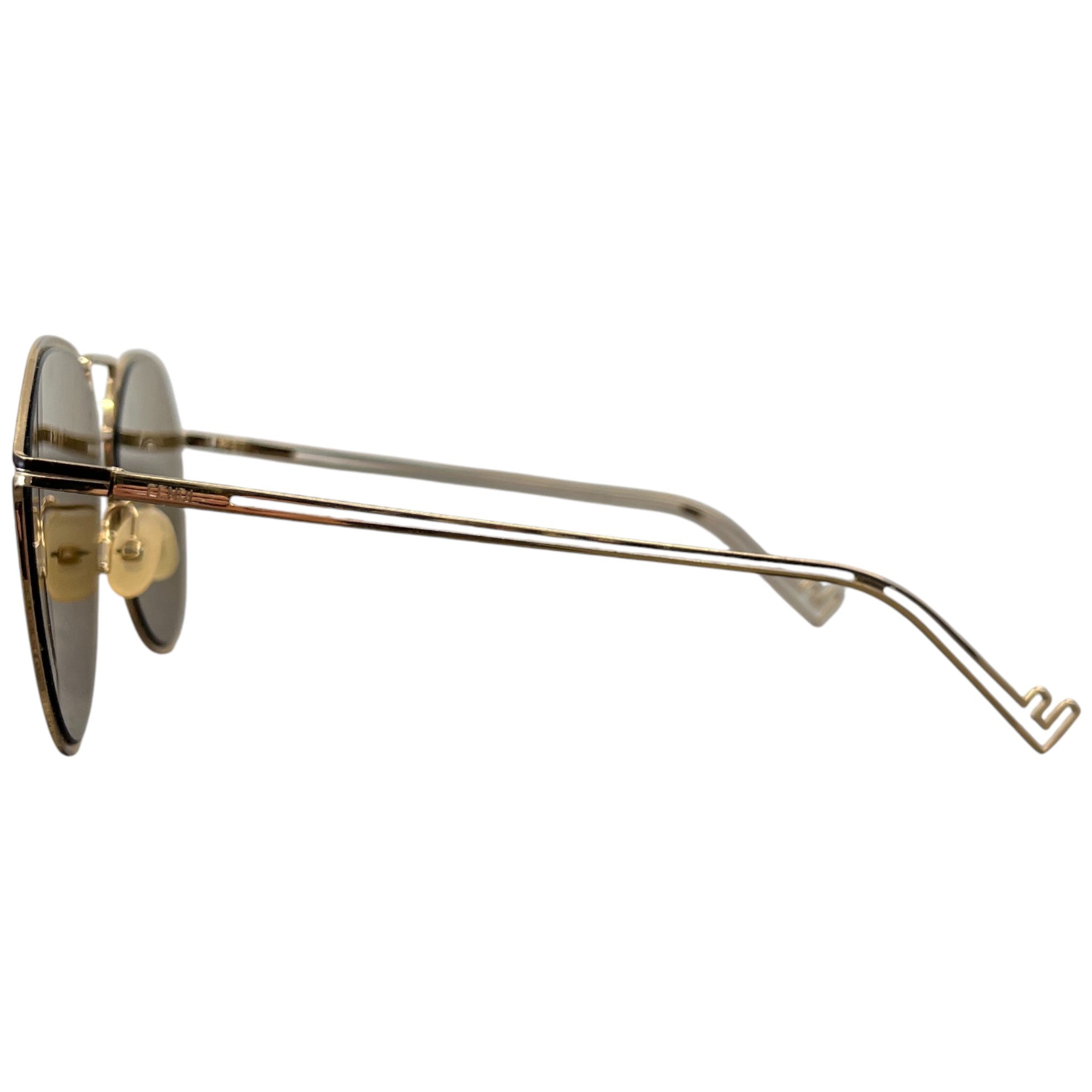 Men's Ff Monogram Sunglasses Black