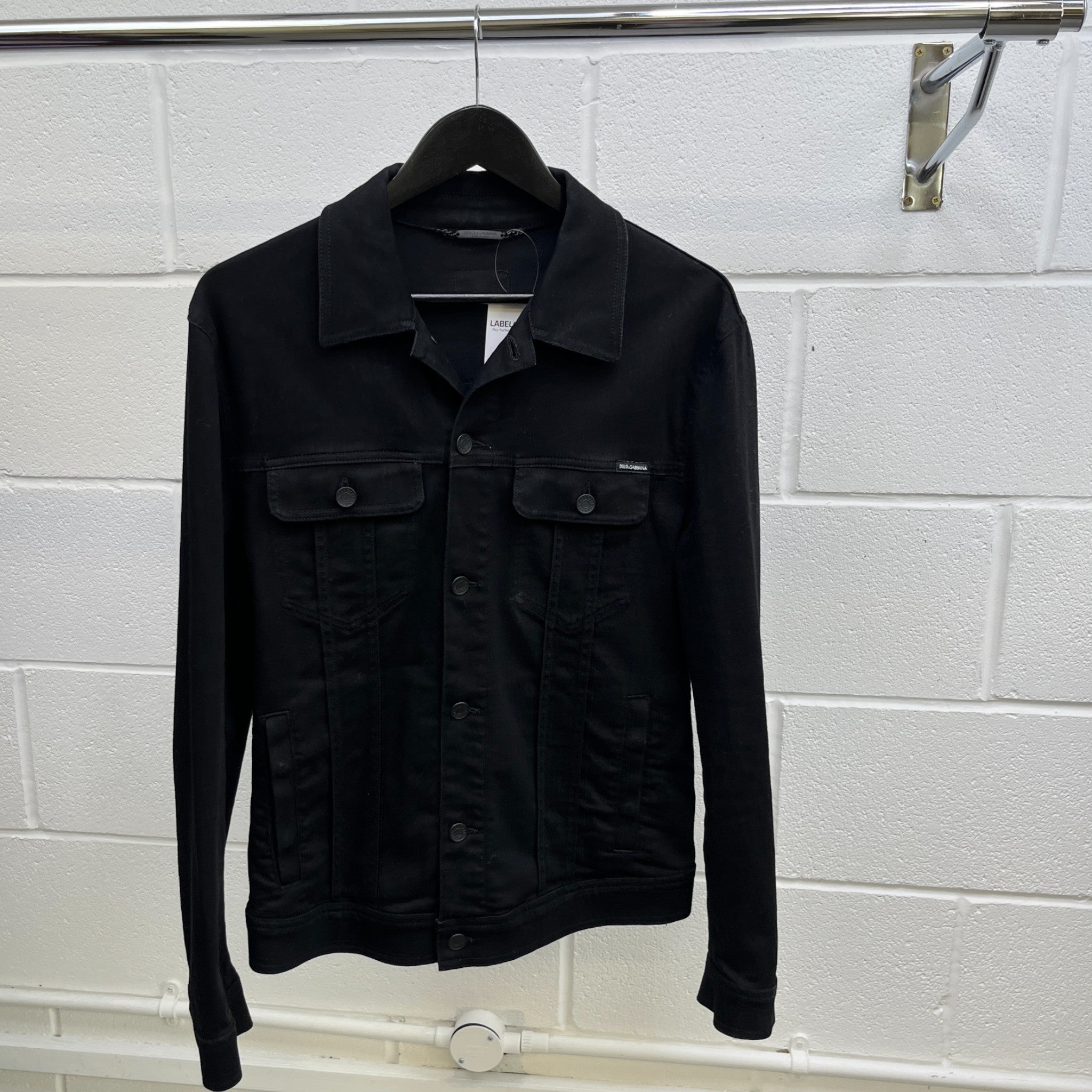 Men's Stretch Jacket Black Size IT 50 / L