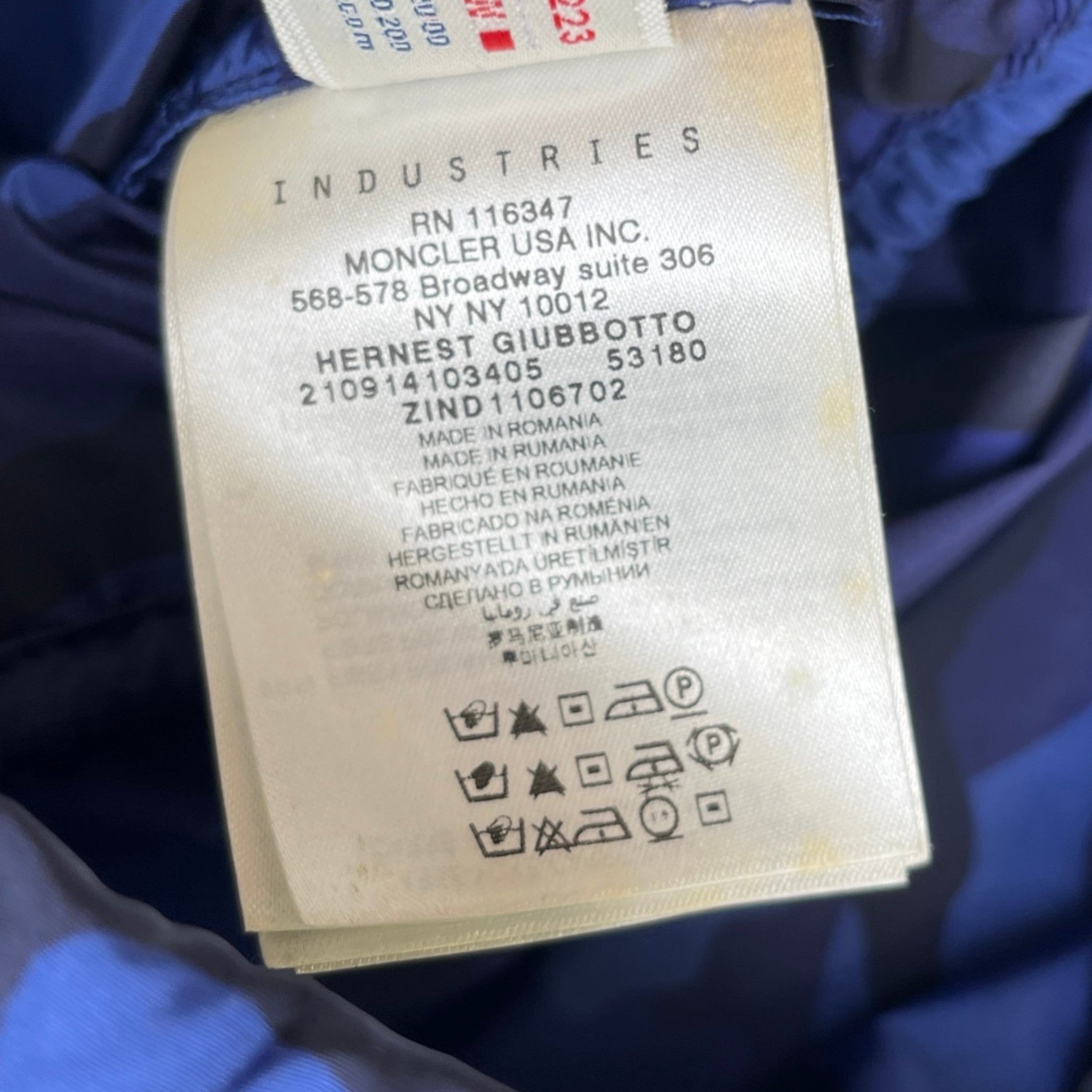 Men's Hernest Jacket Blue Size 5 / XXL