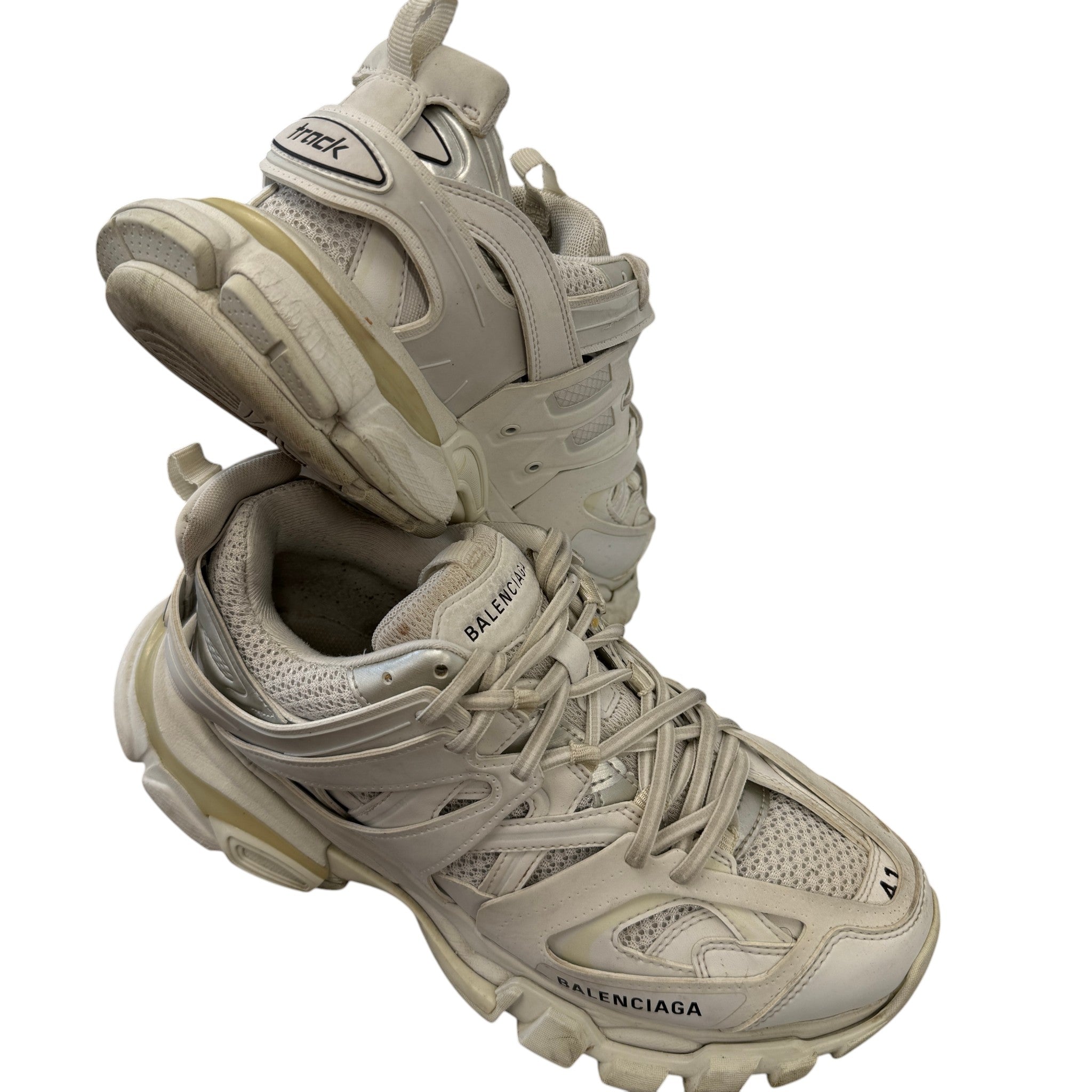 Men's Tracks Low Trainers White Size EU 41 / UK 7