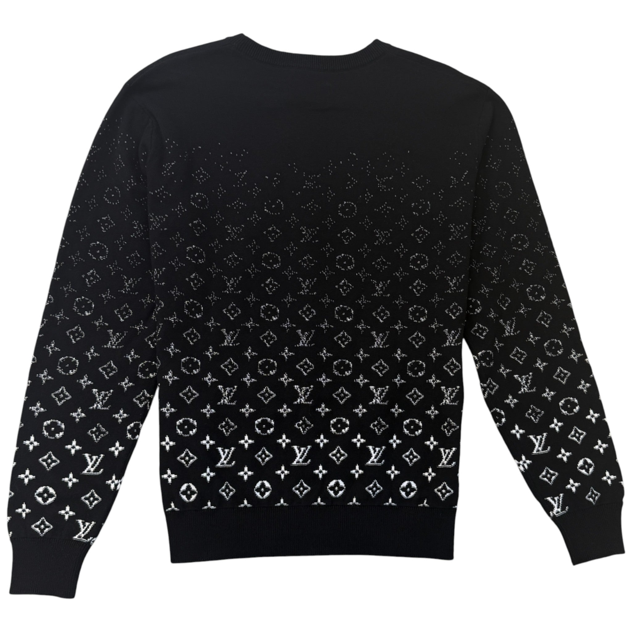 Men's Monogram Gradient Sweatshirt Black Size M