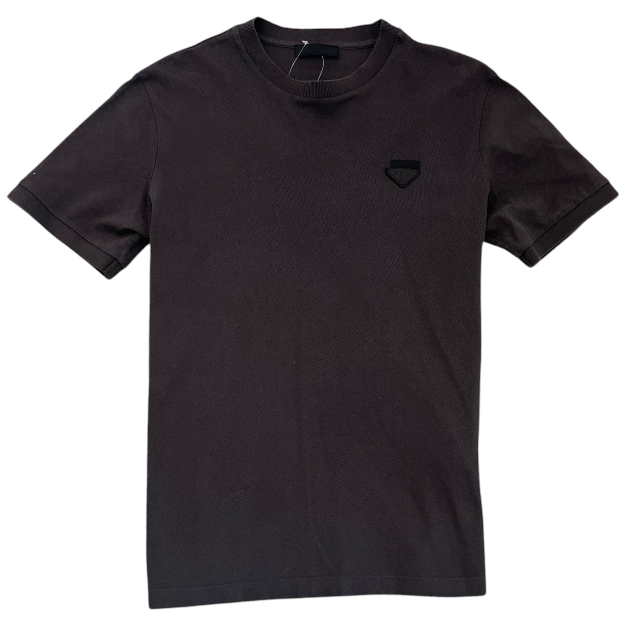 Men's Triangle Logo T-Shirt Grey Size M