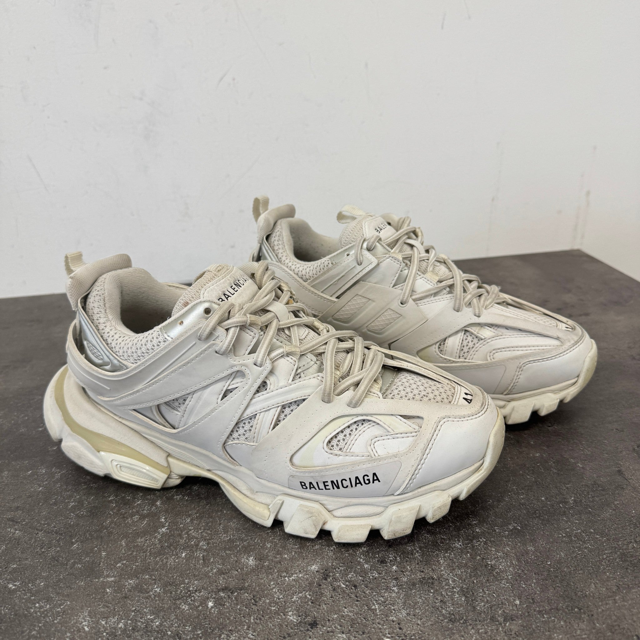 Men's Tracks Low Trainers White Size EU 41 / UK 7