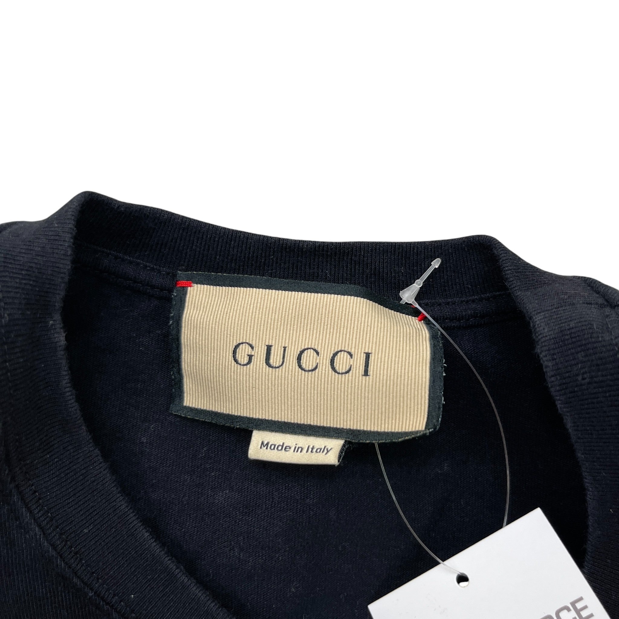 Men's Gg Logo Print T-Shirt Black Size XS