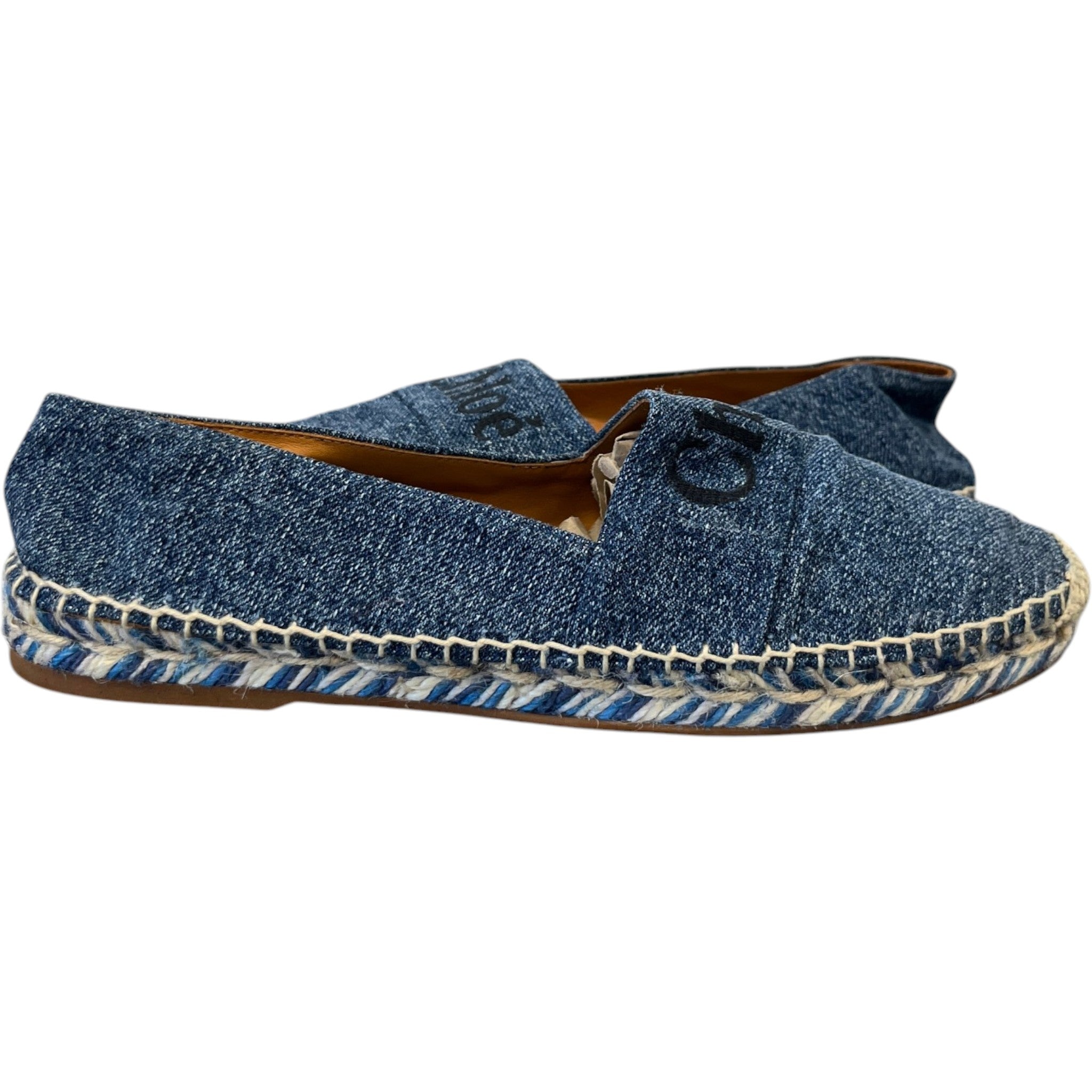 Women's Piia Logo Espadrilles Blue Size EU 40 / UK 7