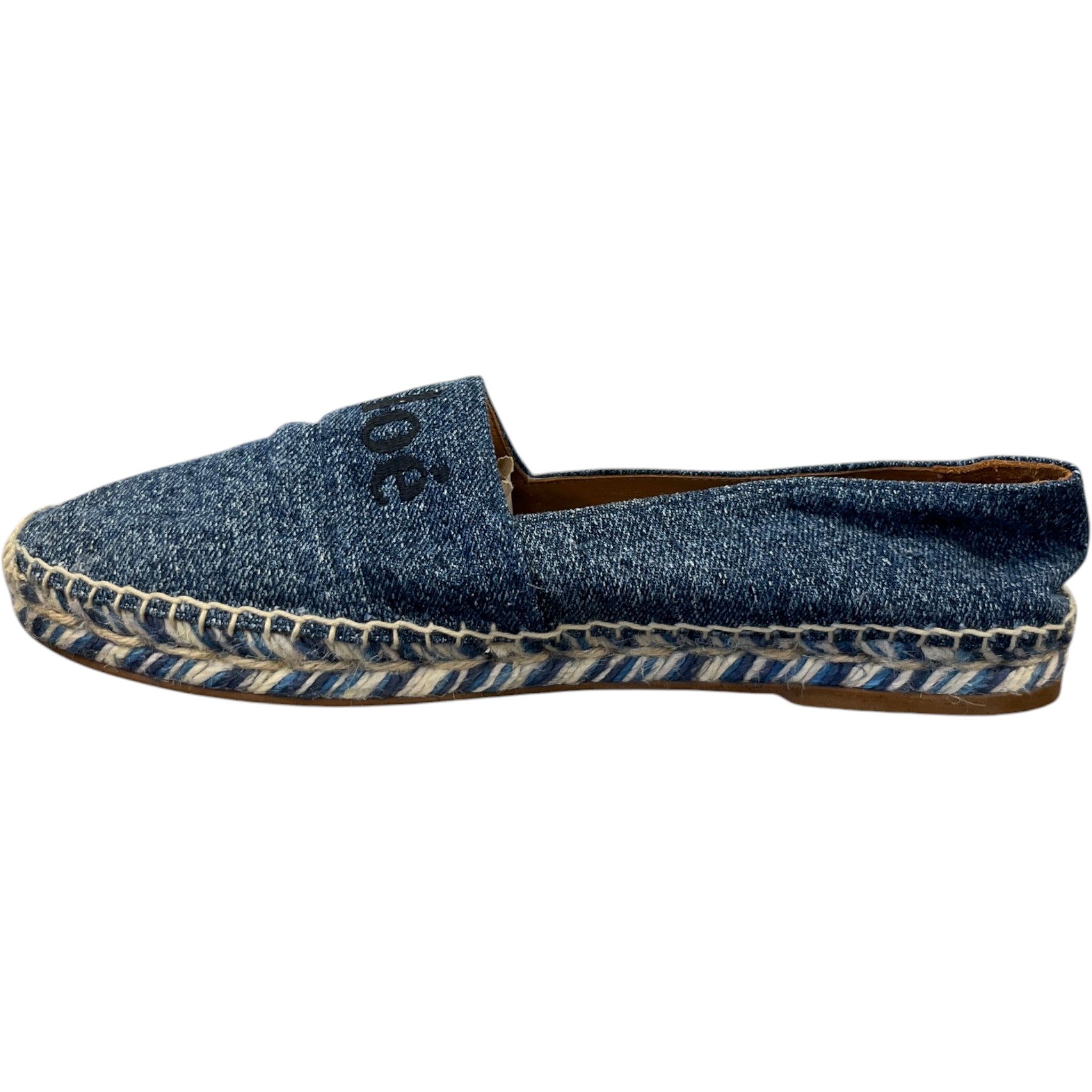 Women's Piia Logo Espadrilles Blue Size EU 40 / UK 7
